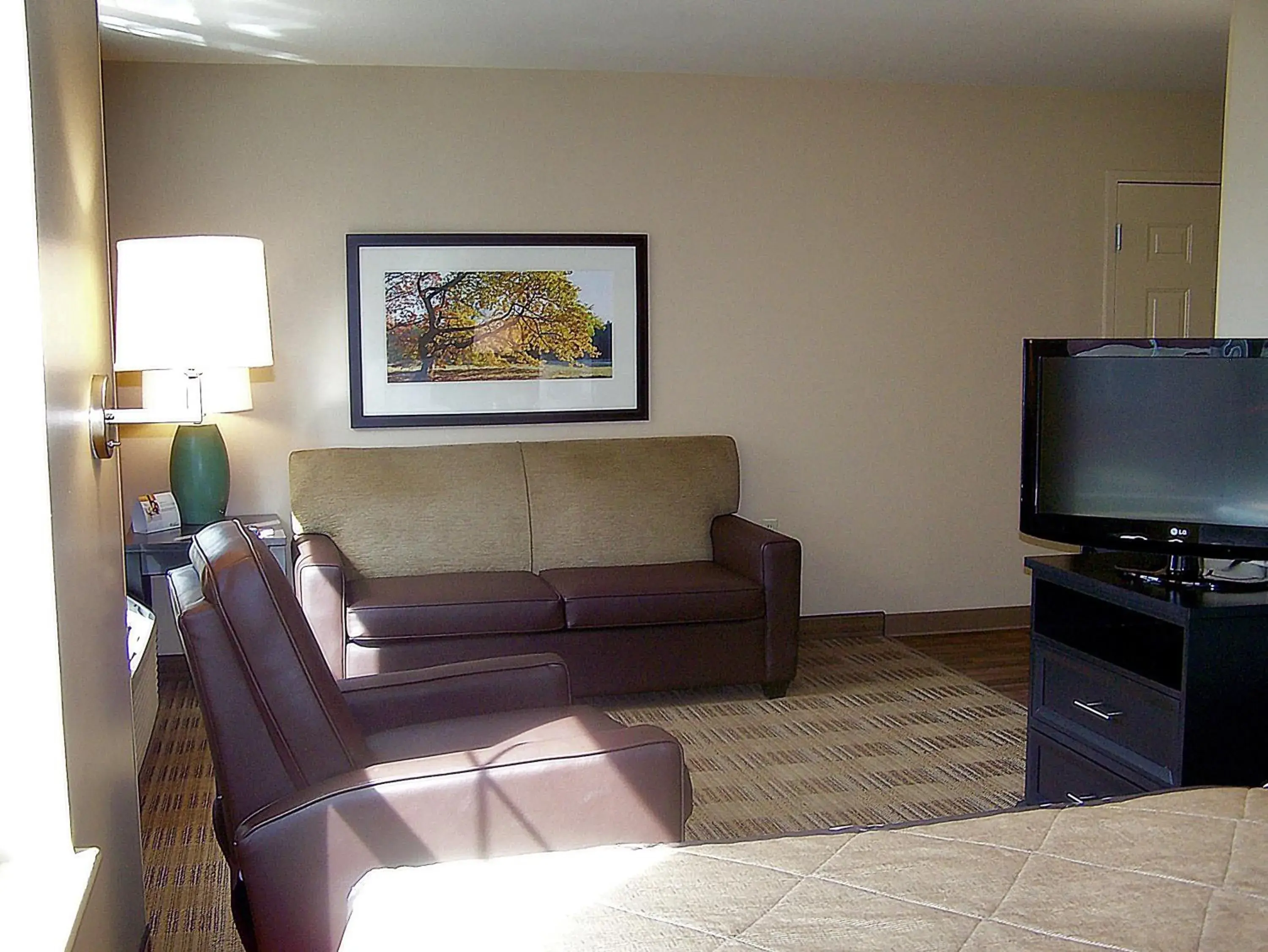 TV and multimedia, Seating Area in Extended Stay America Suites - Denver - Tech Center - Central