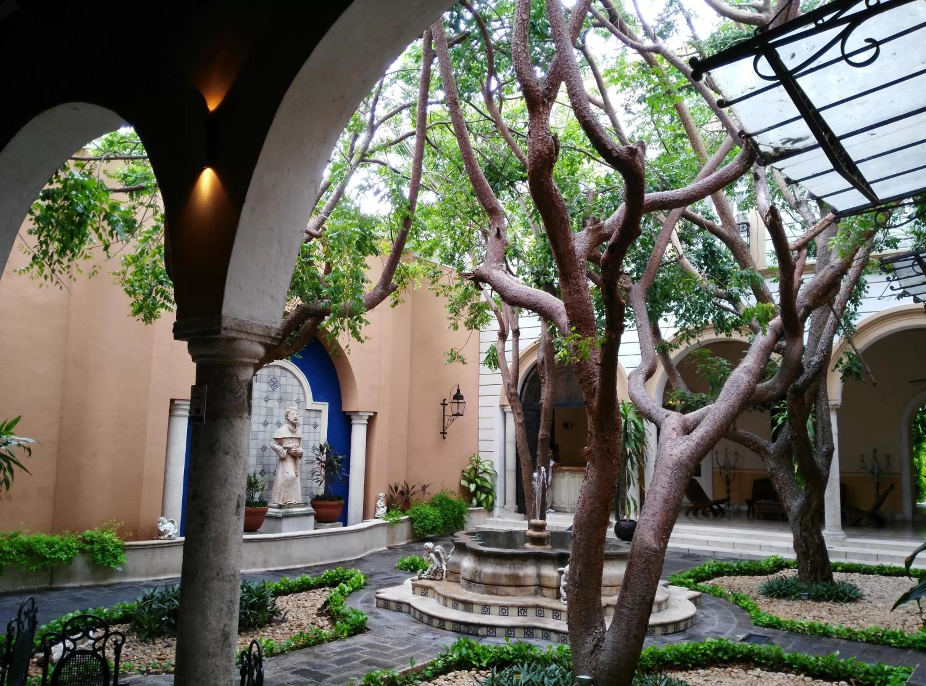 Garden in Hotel Boutique La Mision De Fray Diego