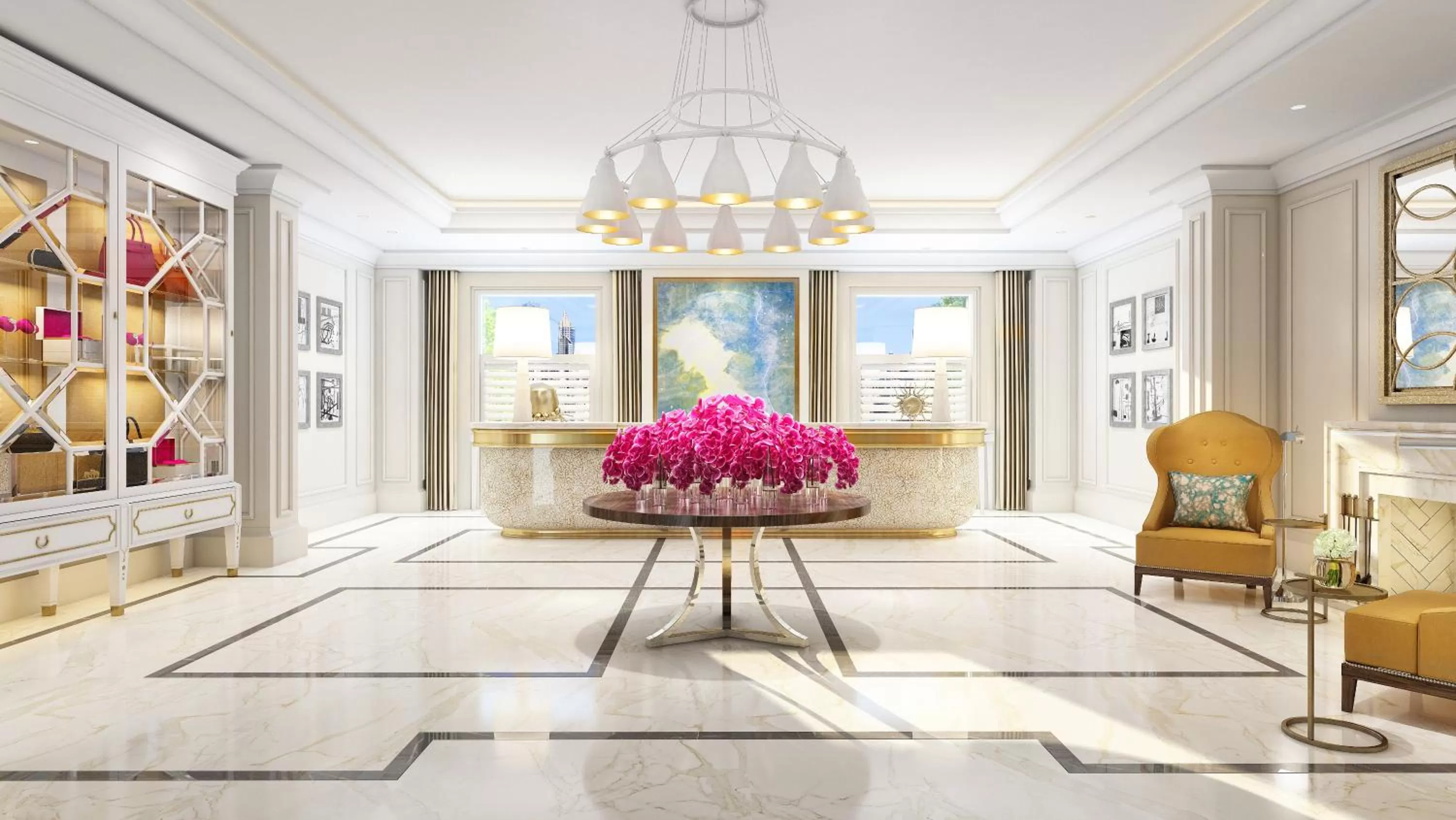 Lobby or reception in The Langham Sydney