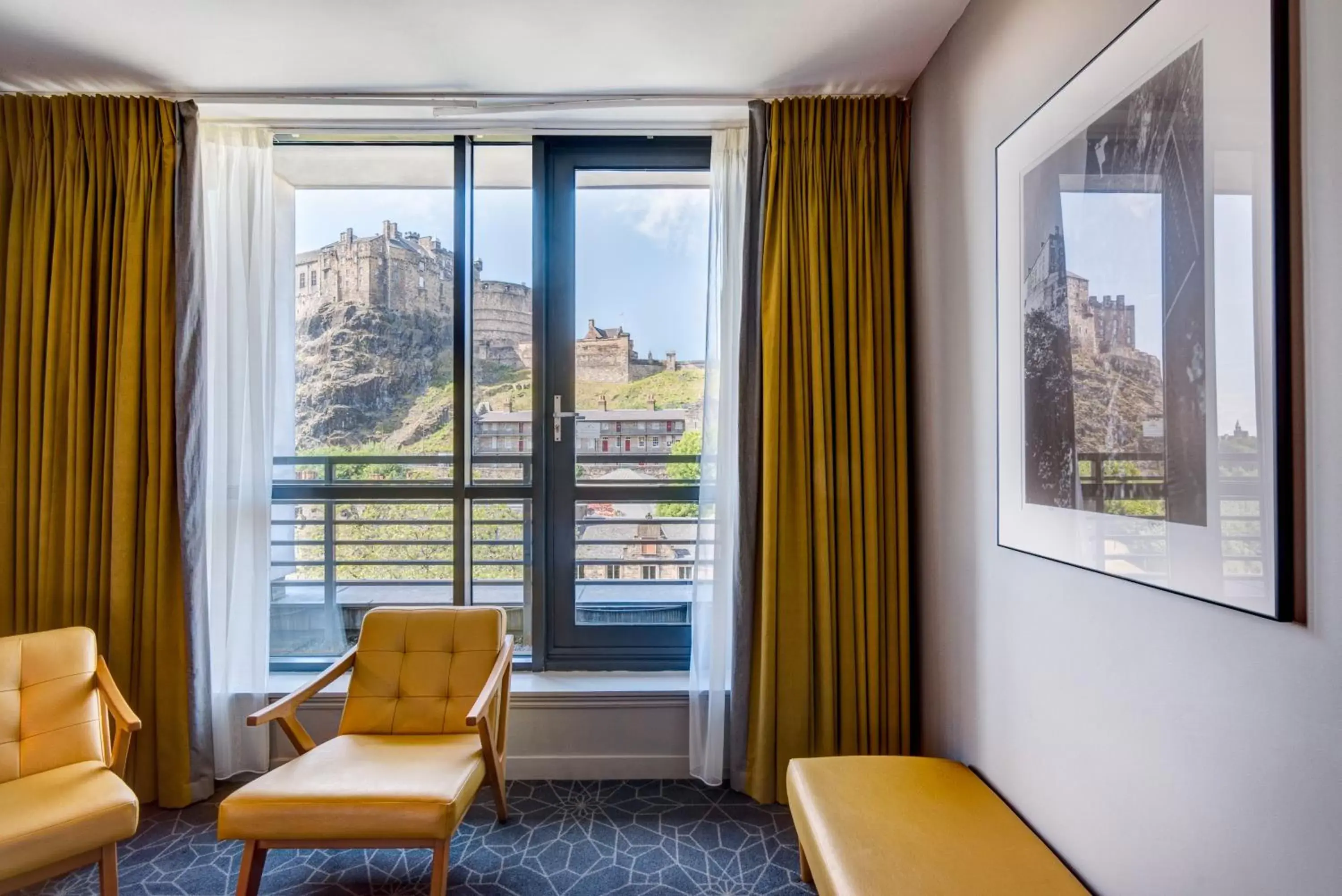 View (from property/room), Seating Area in Apex Grassmarket Hotel