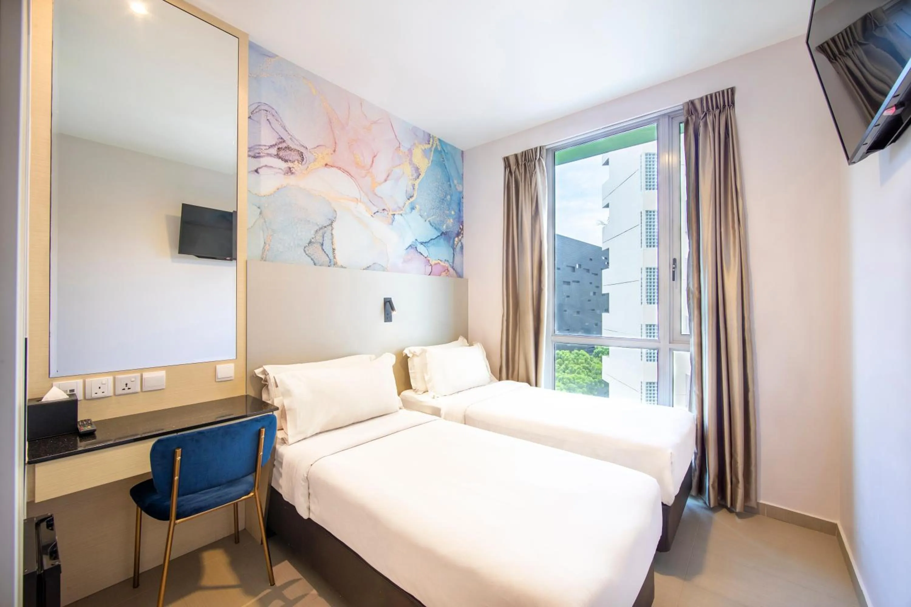 Bed in ibis Styles Singapore Albert