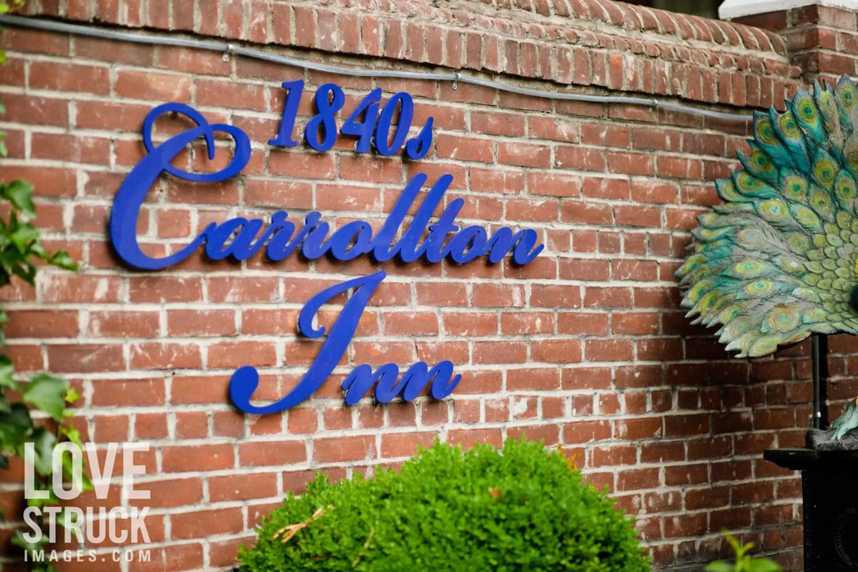 Property logo or sign in 1840s Carrollton Inn