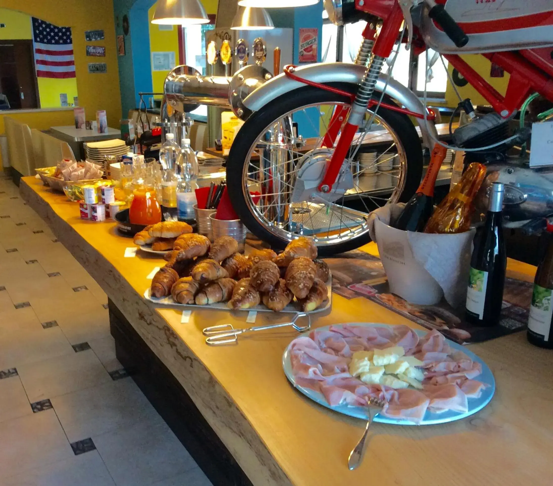 Food close-up in La Quercia Hotel