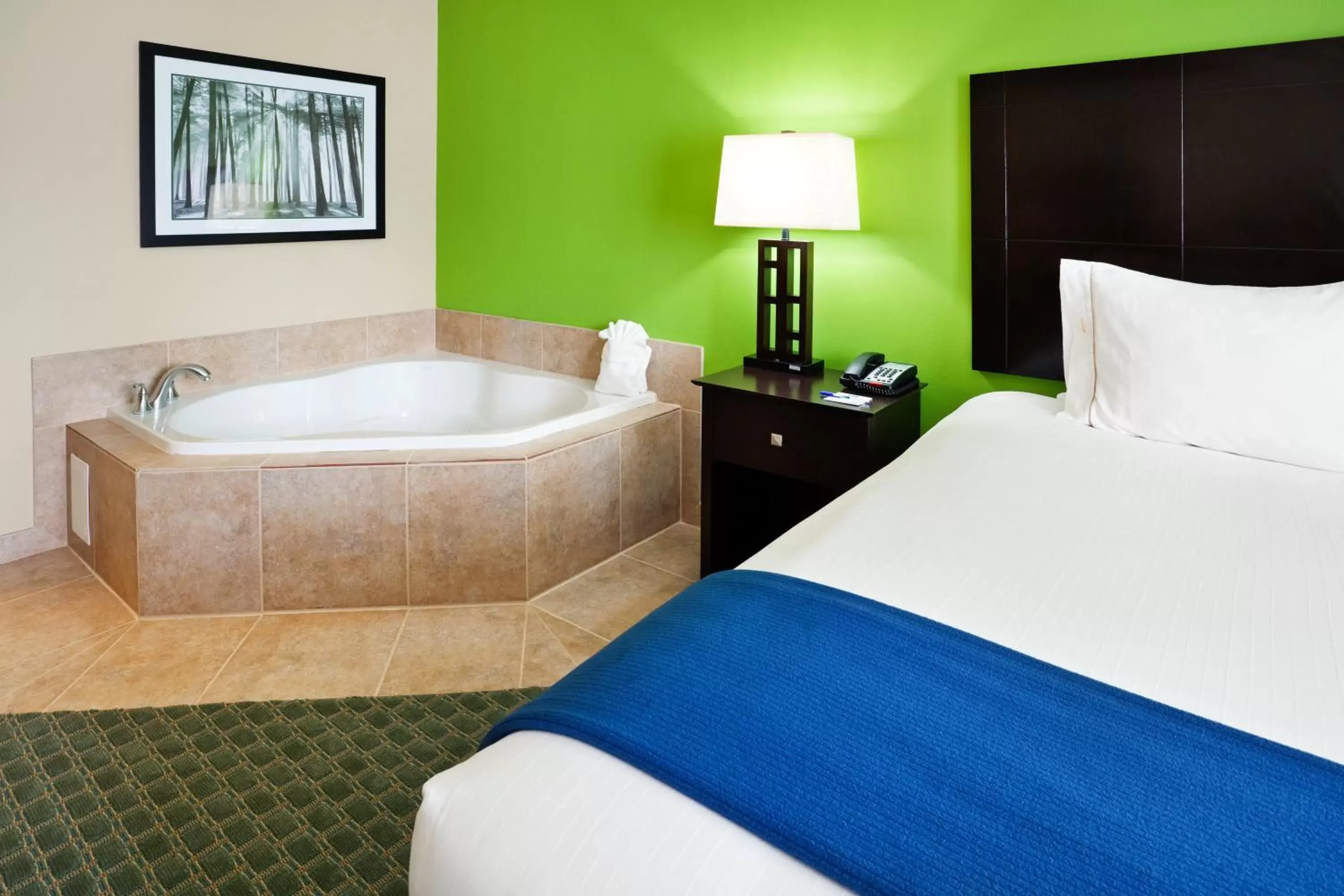 Photo of the whole room, Bed in Holiday Inn Express Hotel & Suites Newport South, an IHG Hotel