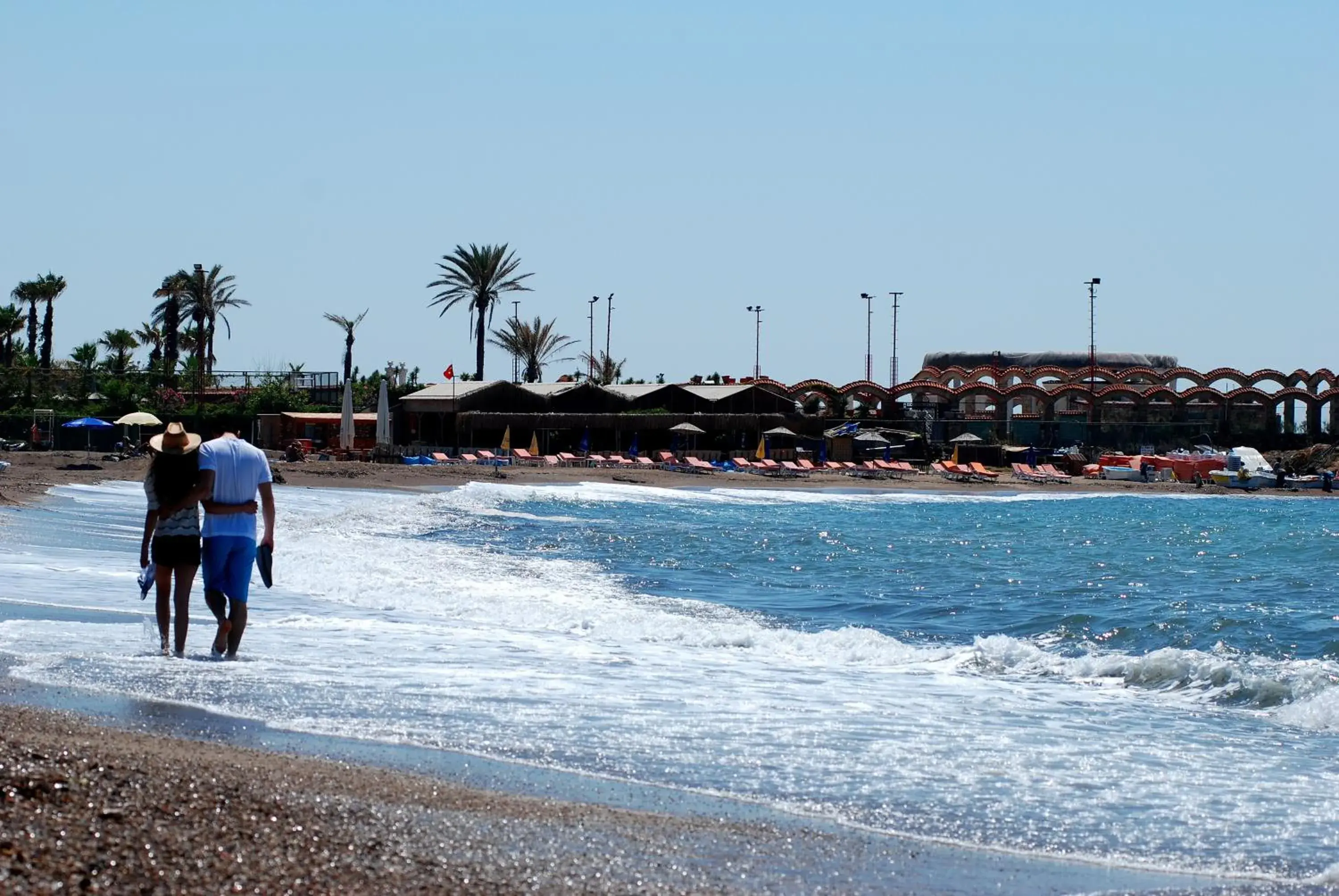 Area and facilities, Beach in Lara Diamond Hotel