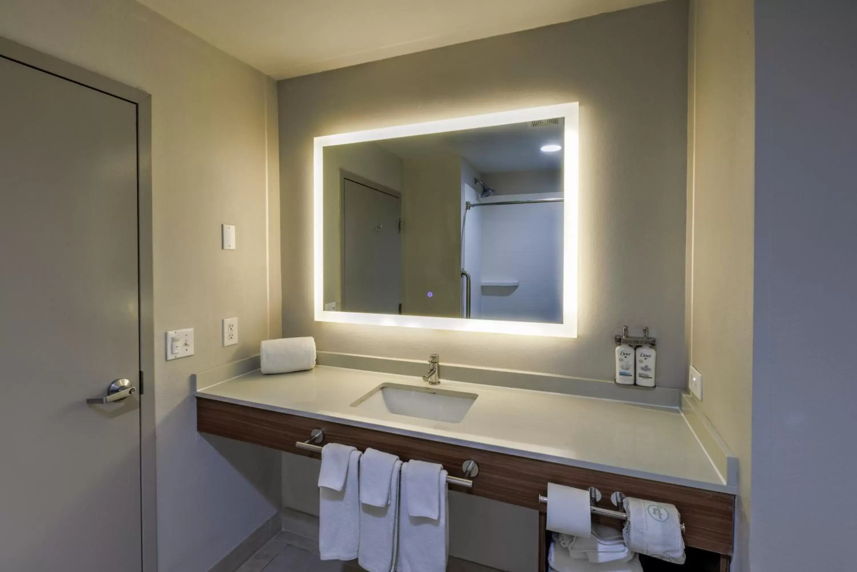 Photo of the whole room, Bathroom in Holiday Inn Express Hotel & Suites Shelbyville, an IHG Hotel