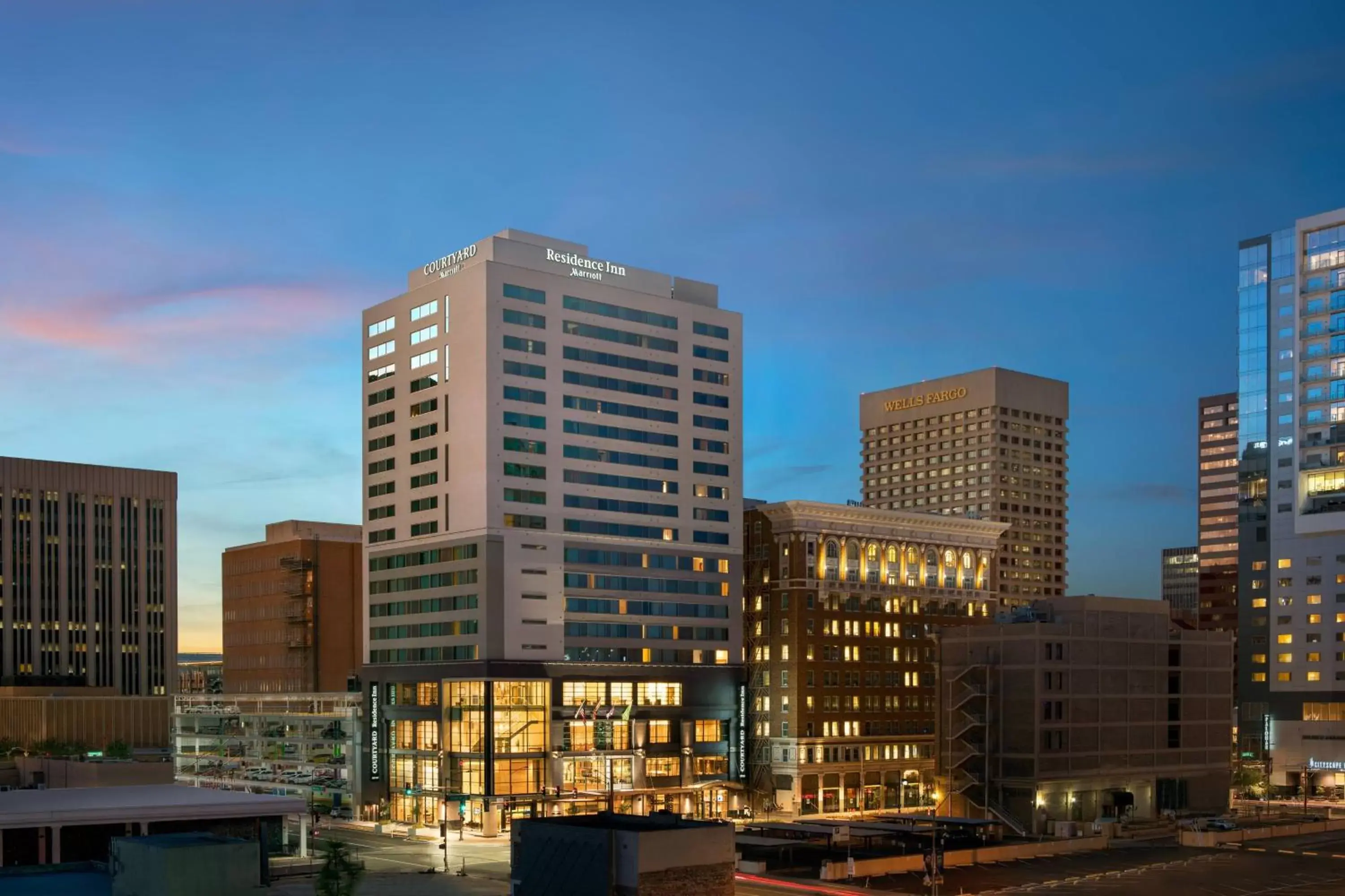 Property building in Residence Inn by Marriott Phoenix Downtown