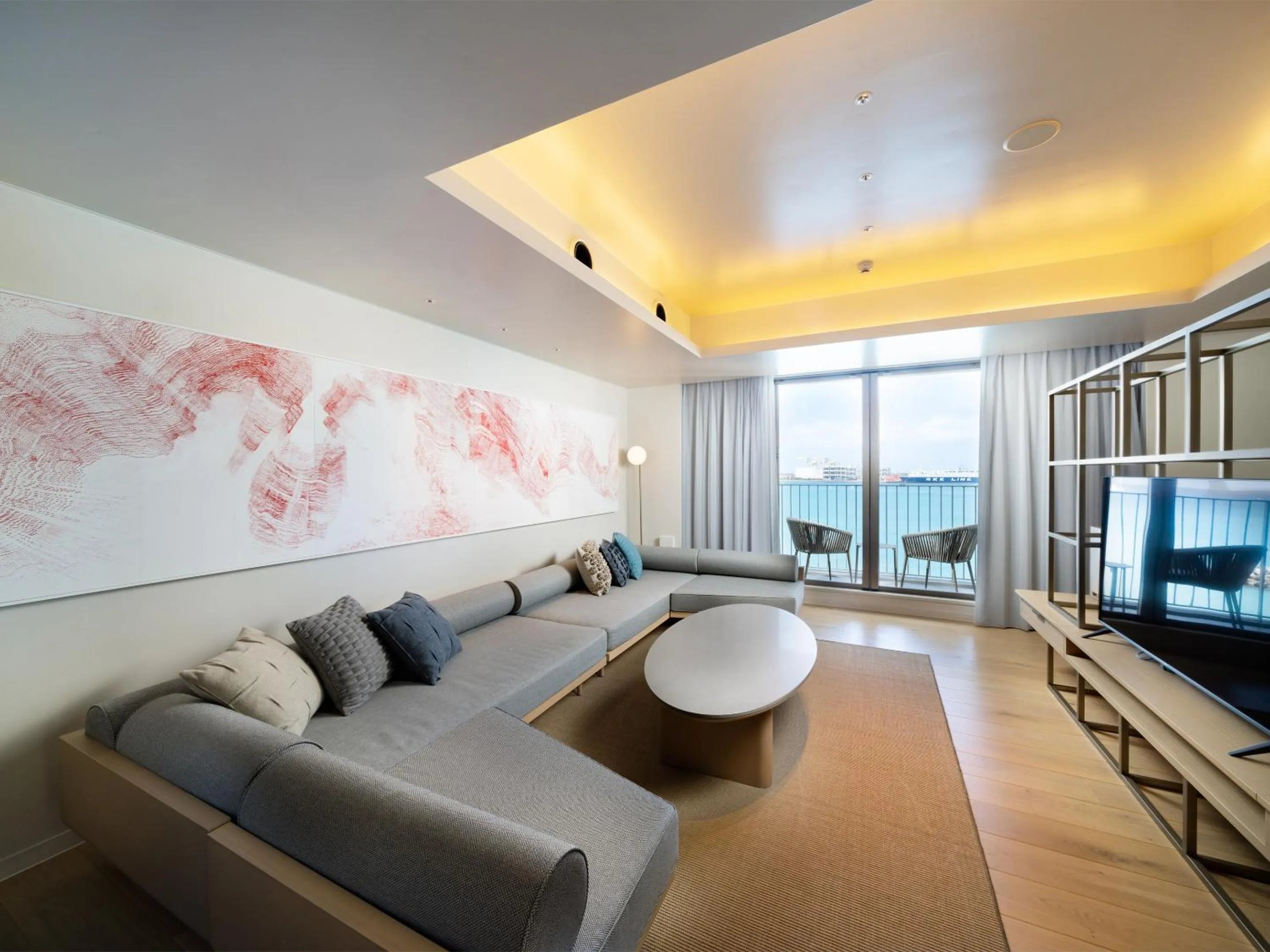 Living room in HOTEL ANTEROOM NAHA