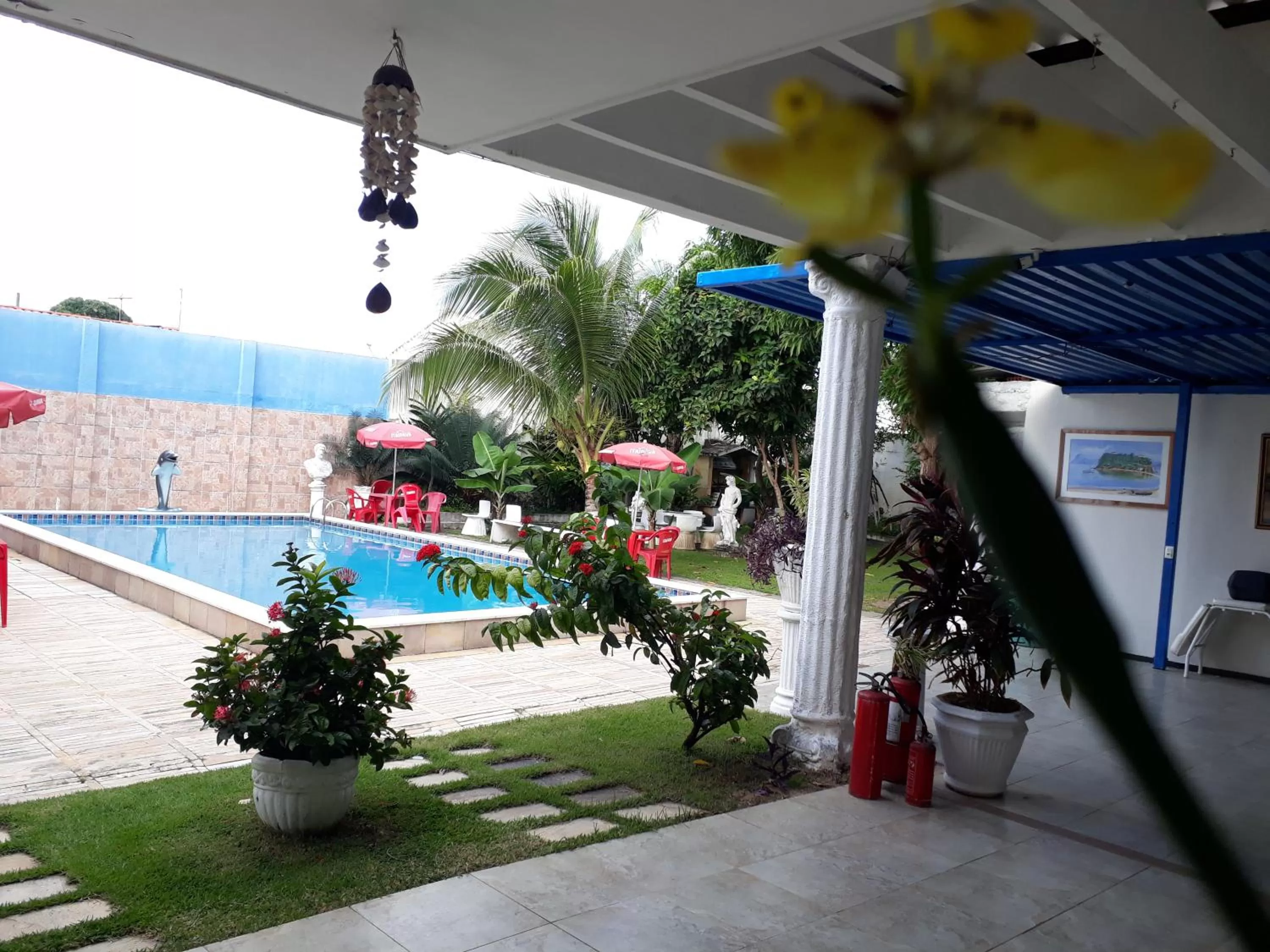 Swimming Pool in Pousada Das Palmeiras