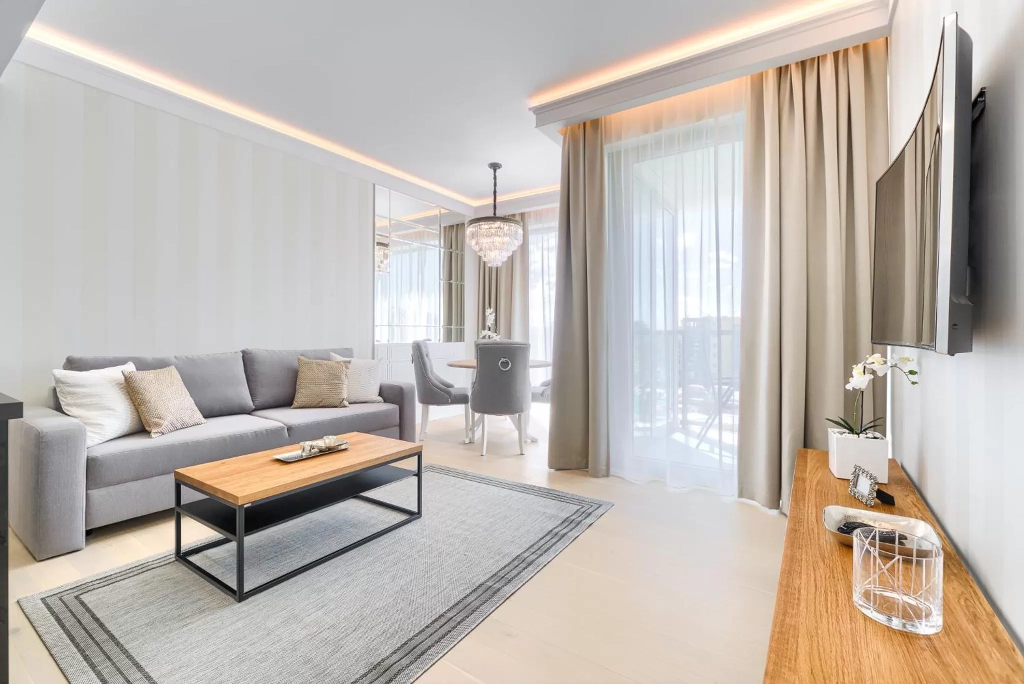 Communal lounge/ TV room in Dune Resort Mielno - C