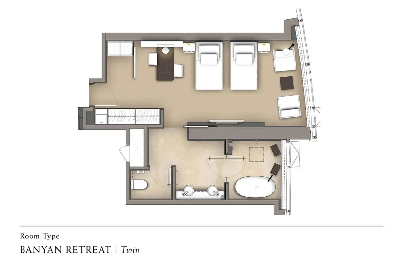 Floor Plan in Banyan Tree Kuala Lumpur