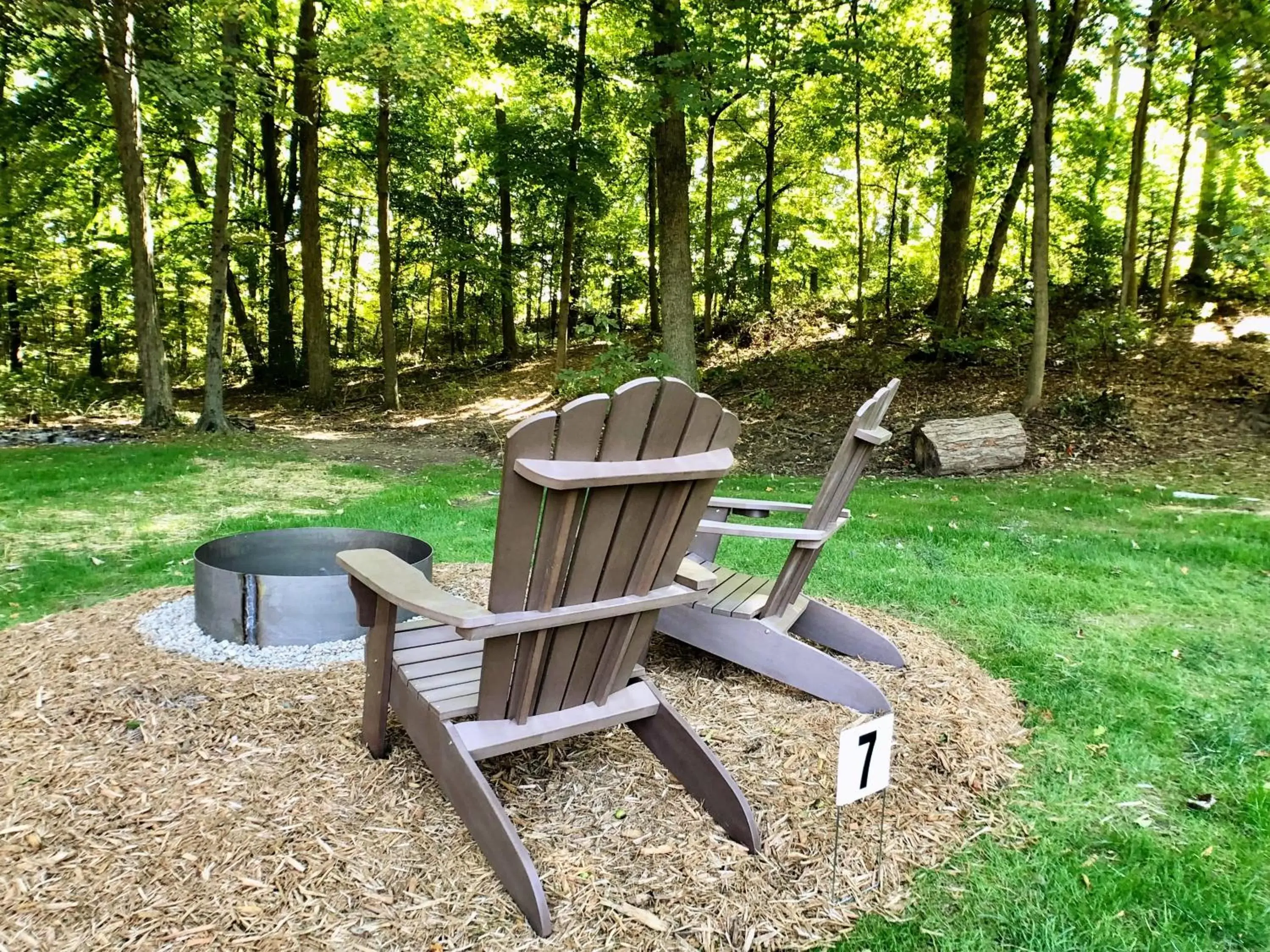 Garden in Sojourner's Lodge & Log Cabin Suites