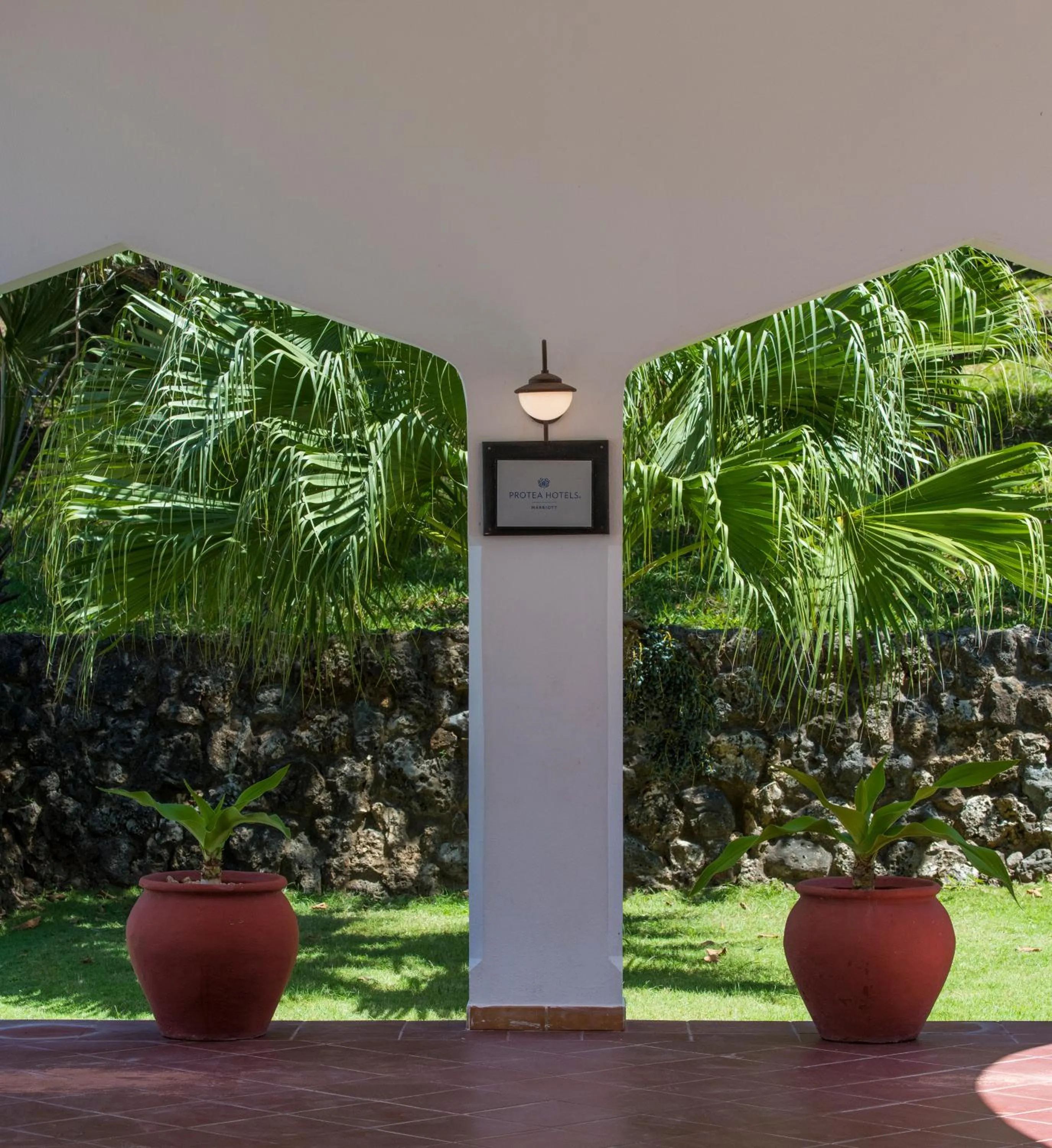 Garden in Amani Beach Resort