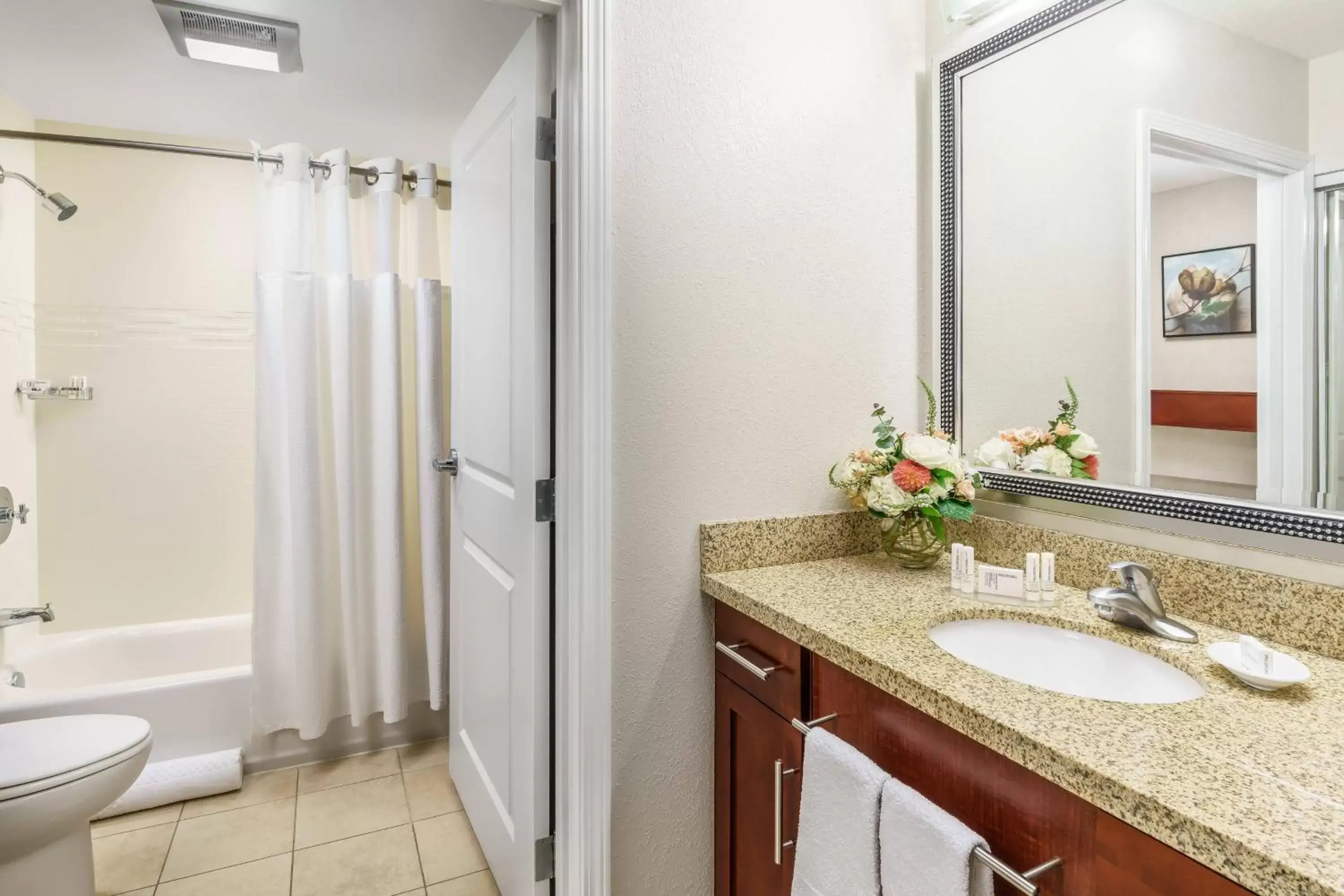 Bathroom in Residence Inn Burlington Colchester