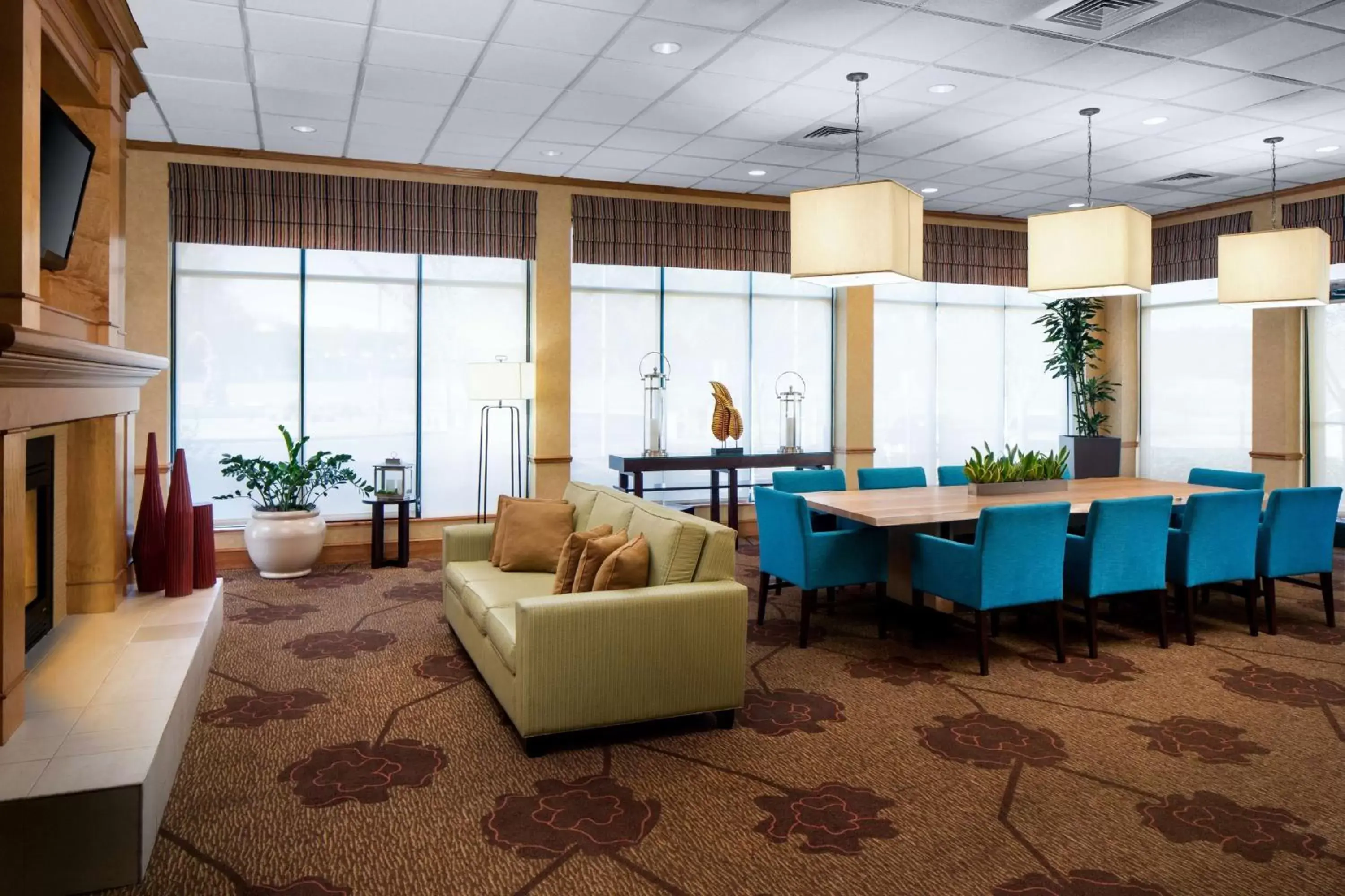 Lobby or reception in Hilton Garden Inn Atlanta Airport/Millenium Center