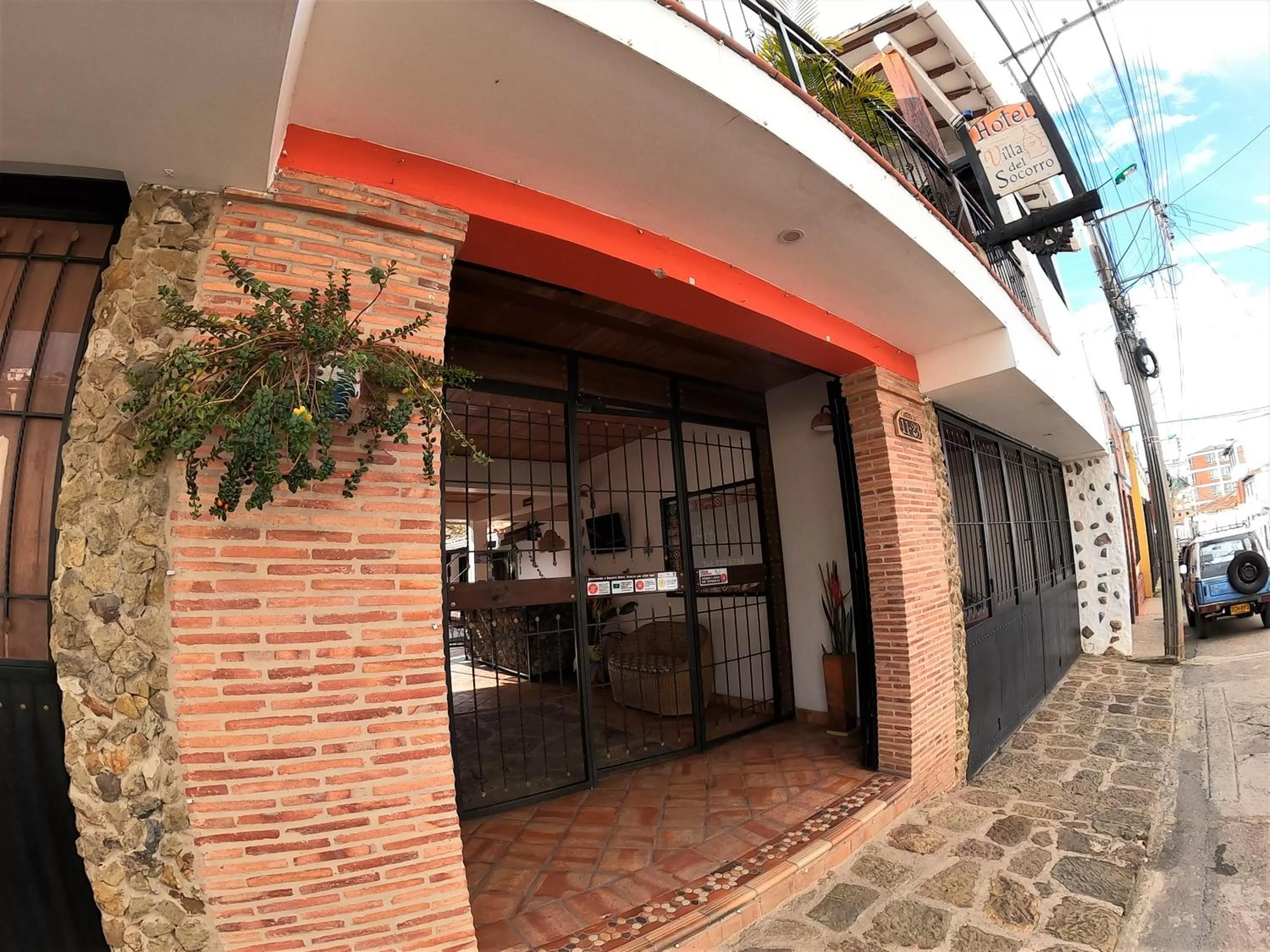 Facade/entrance in Hotel Villa Del Socorro
