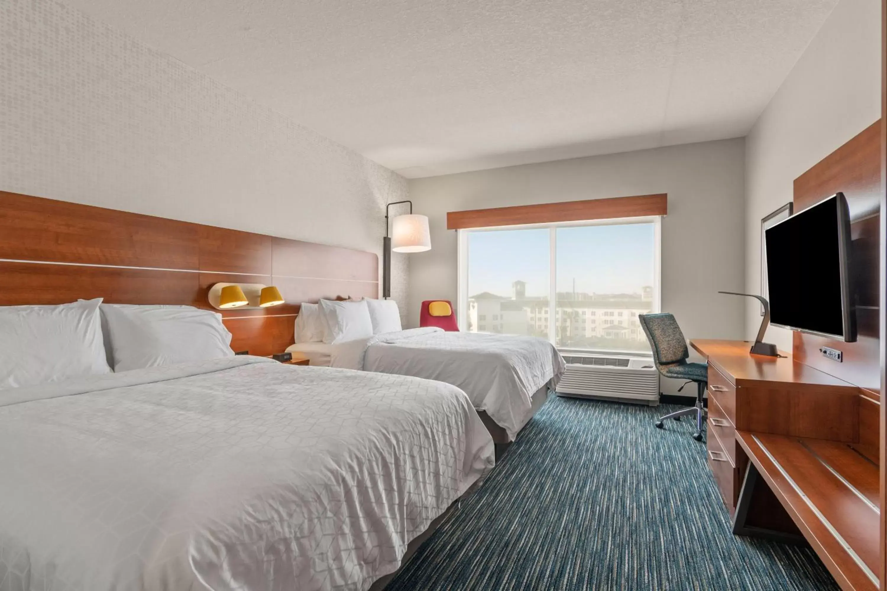 Photo of the whole room, Bed in Holiday Inn Express & Suites Orlando- Lake Buena Vista, an IHG Hotel
