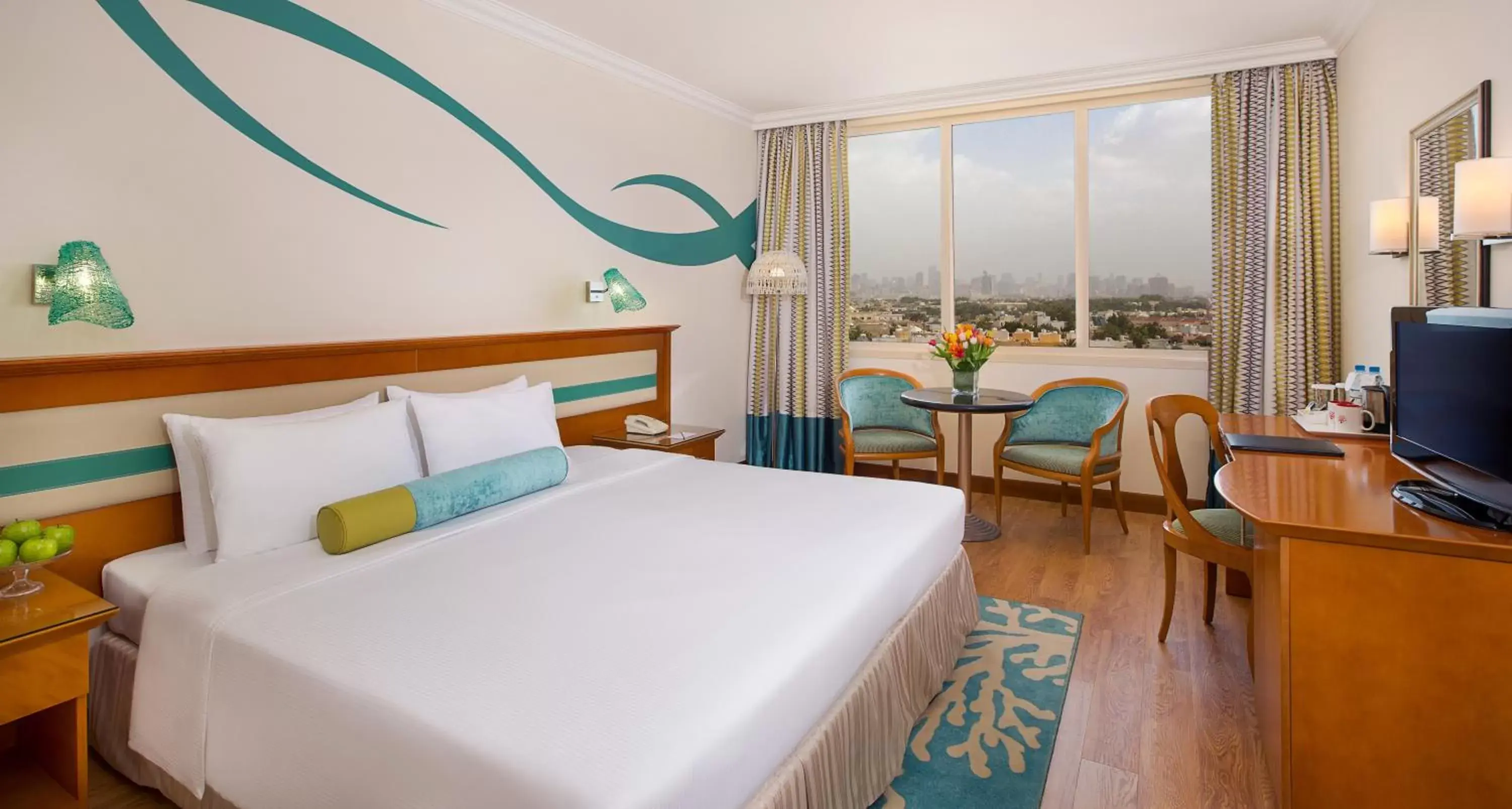 Bed in Coral Beach Resort Sharjah