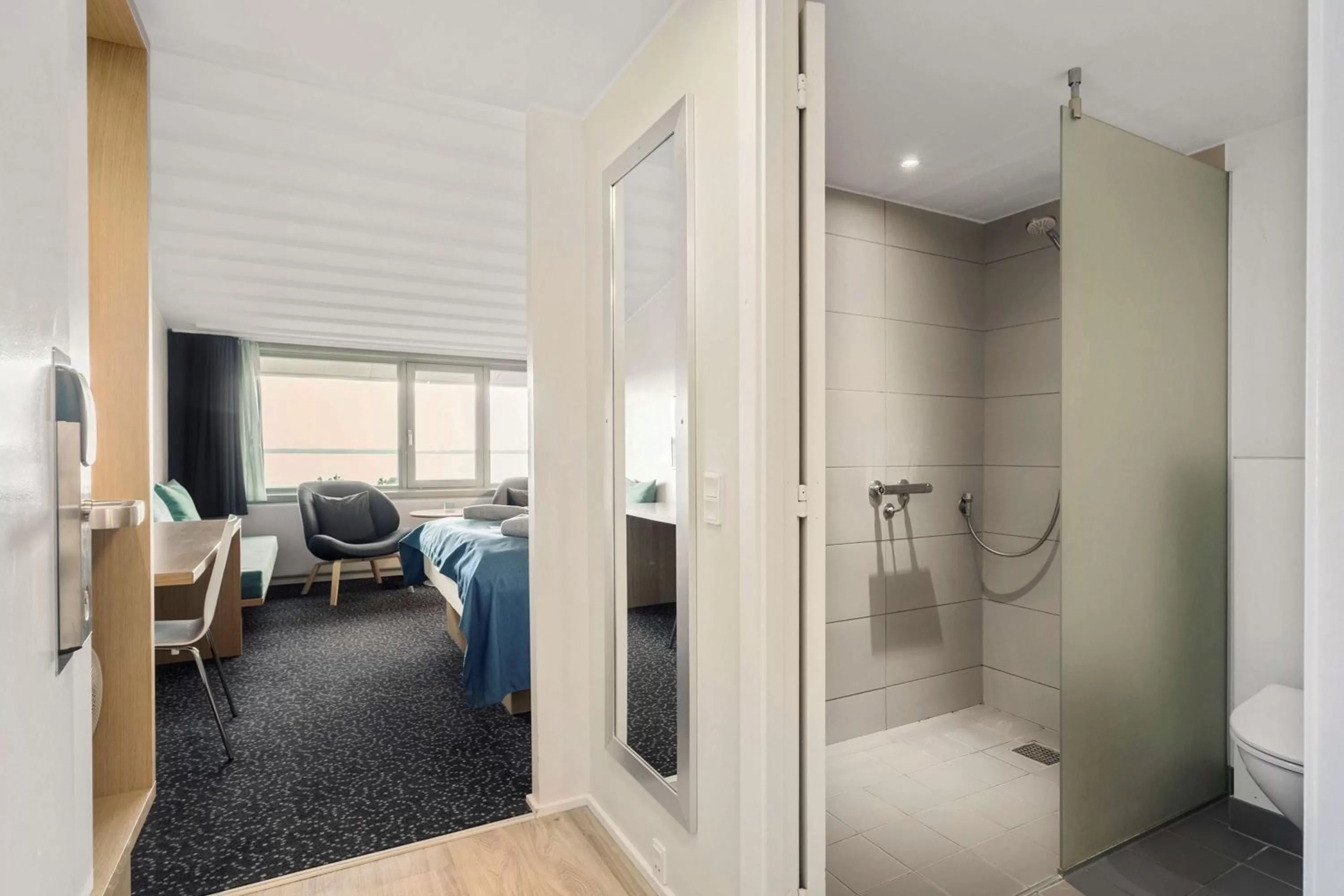 Bedroom, Bed in Hotel Sonderborg Strand