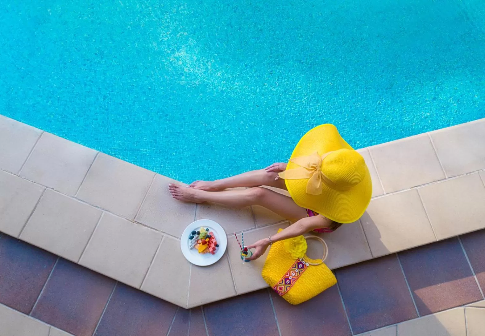 Pool view in Grand Millennium Dubai