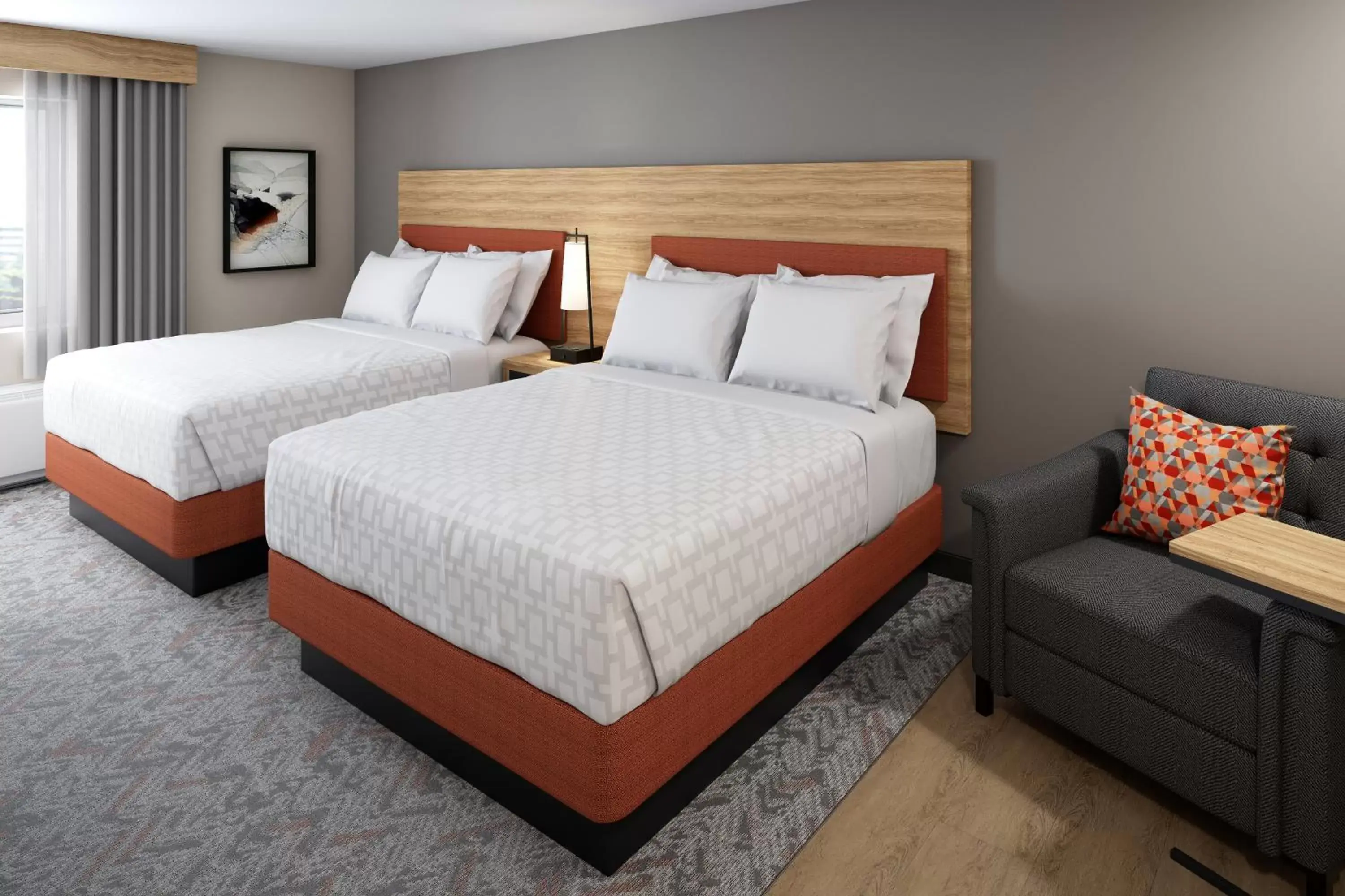 Bed in Candlewood Suites - Layton - Salt Lake City, an IHG Hotel