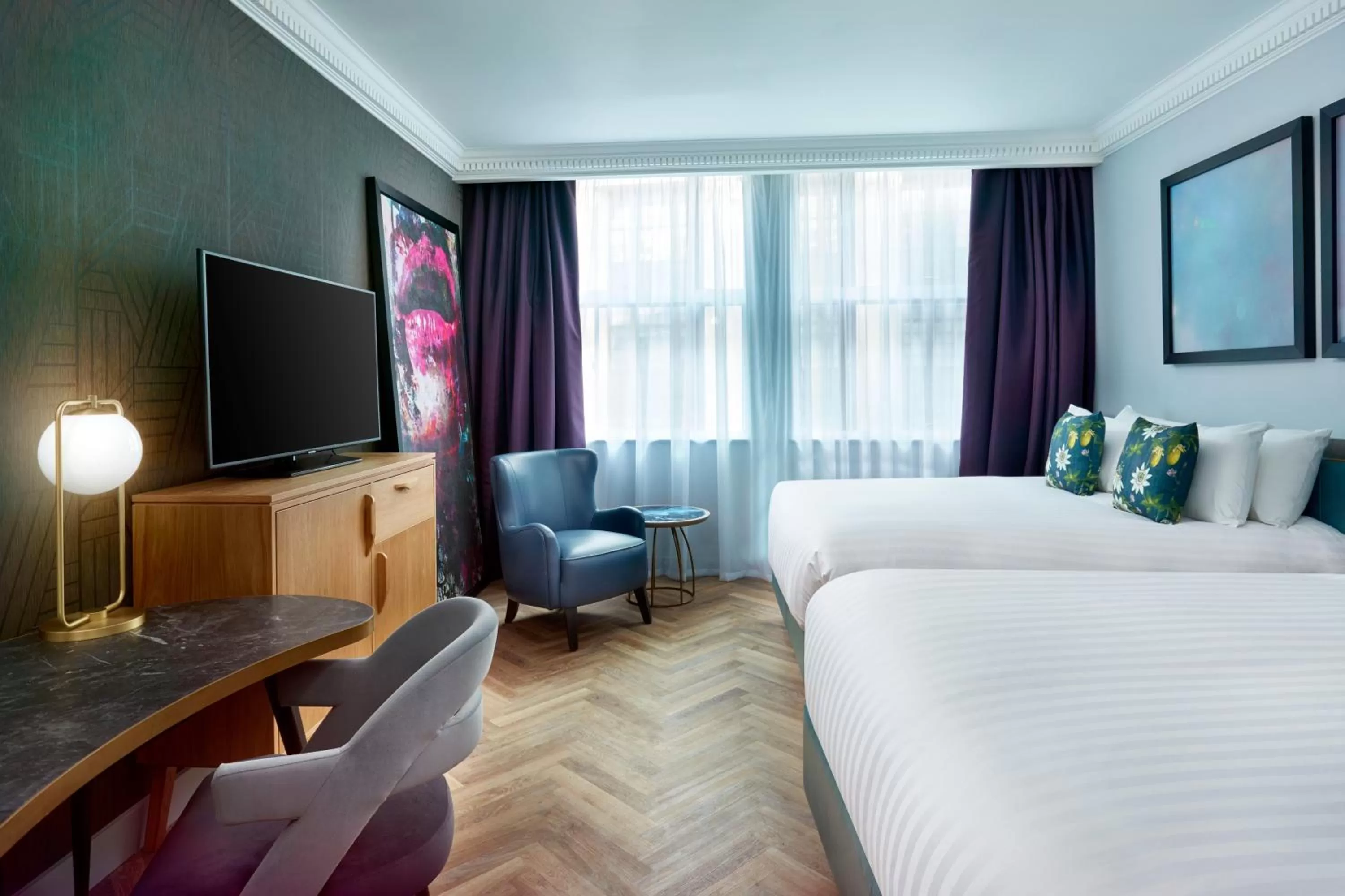 Bedroom, Bed in NYX Hotel London Holborn by Leonardo Hotels