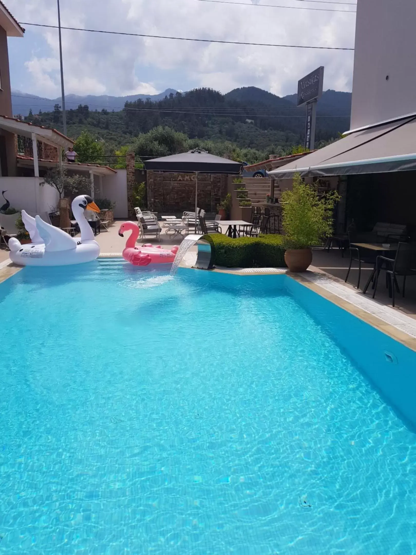 Swimming Pool in Metsikas Residence