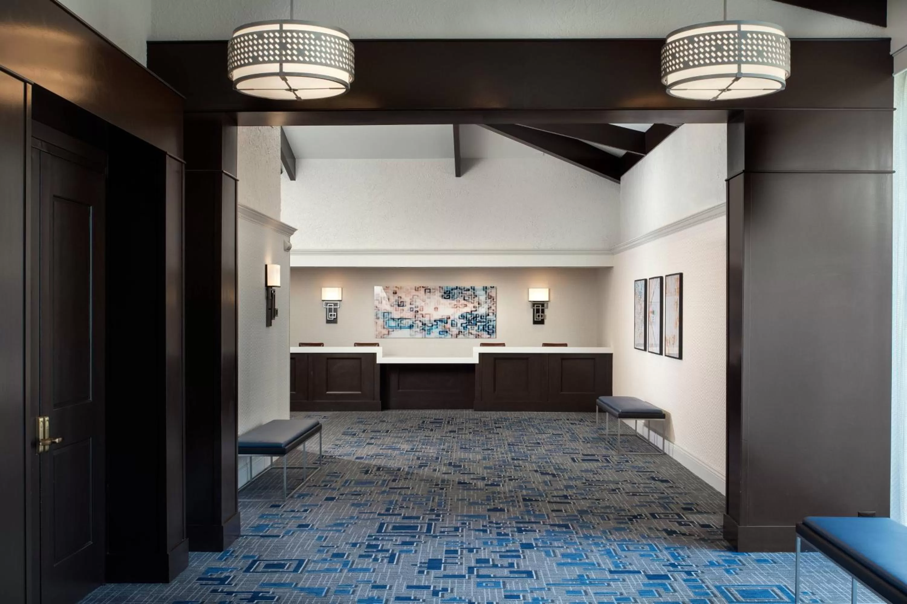 Meeting/conference room, Bed in Santa Clara Marriott