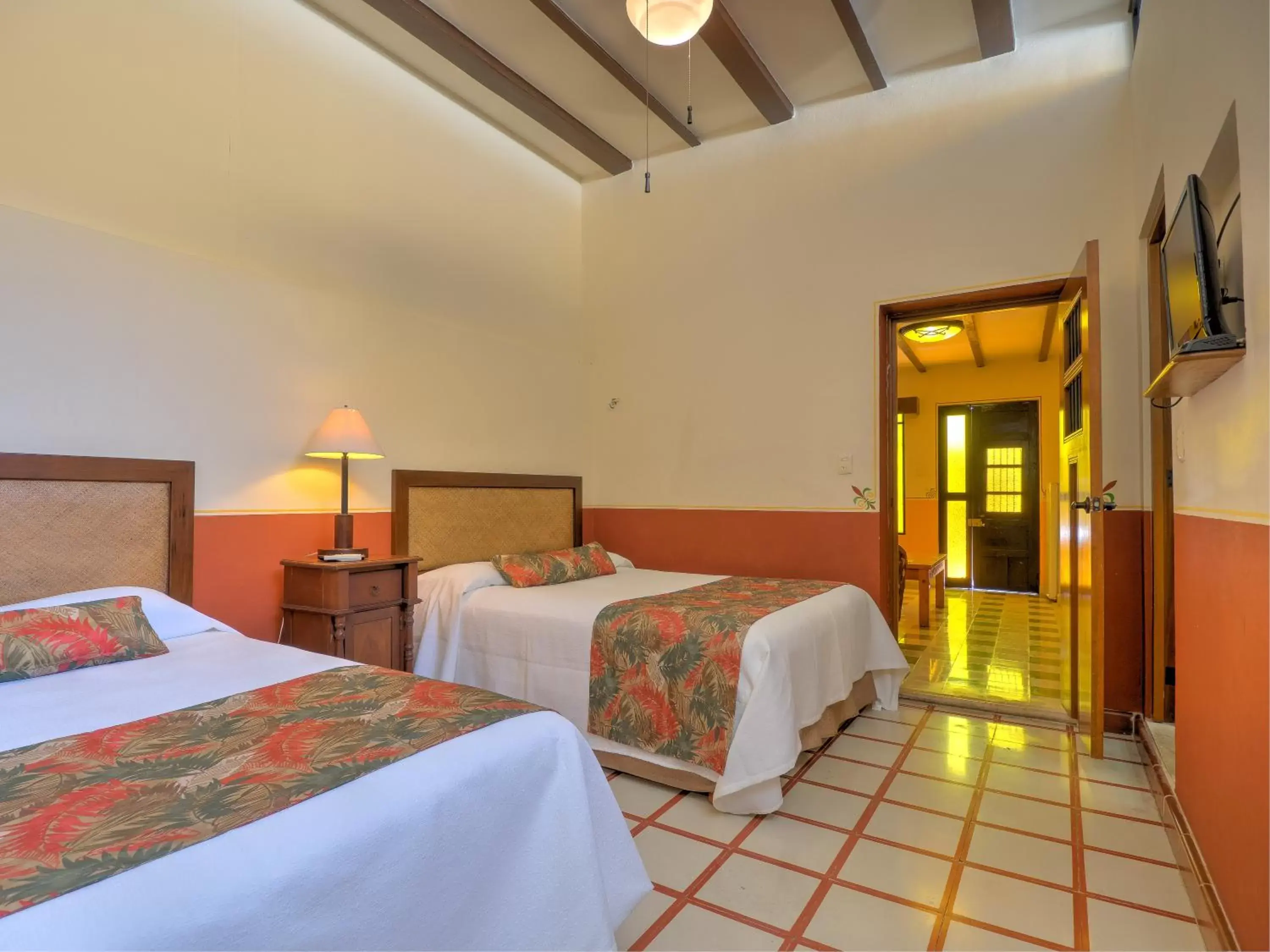 Bed in Hotel Luz en Yucatan
