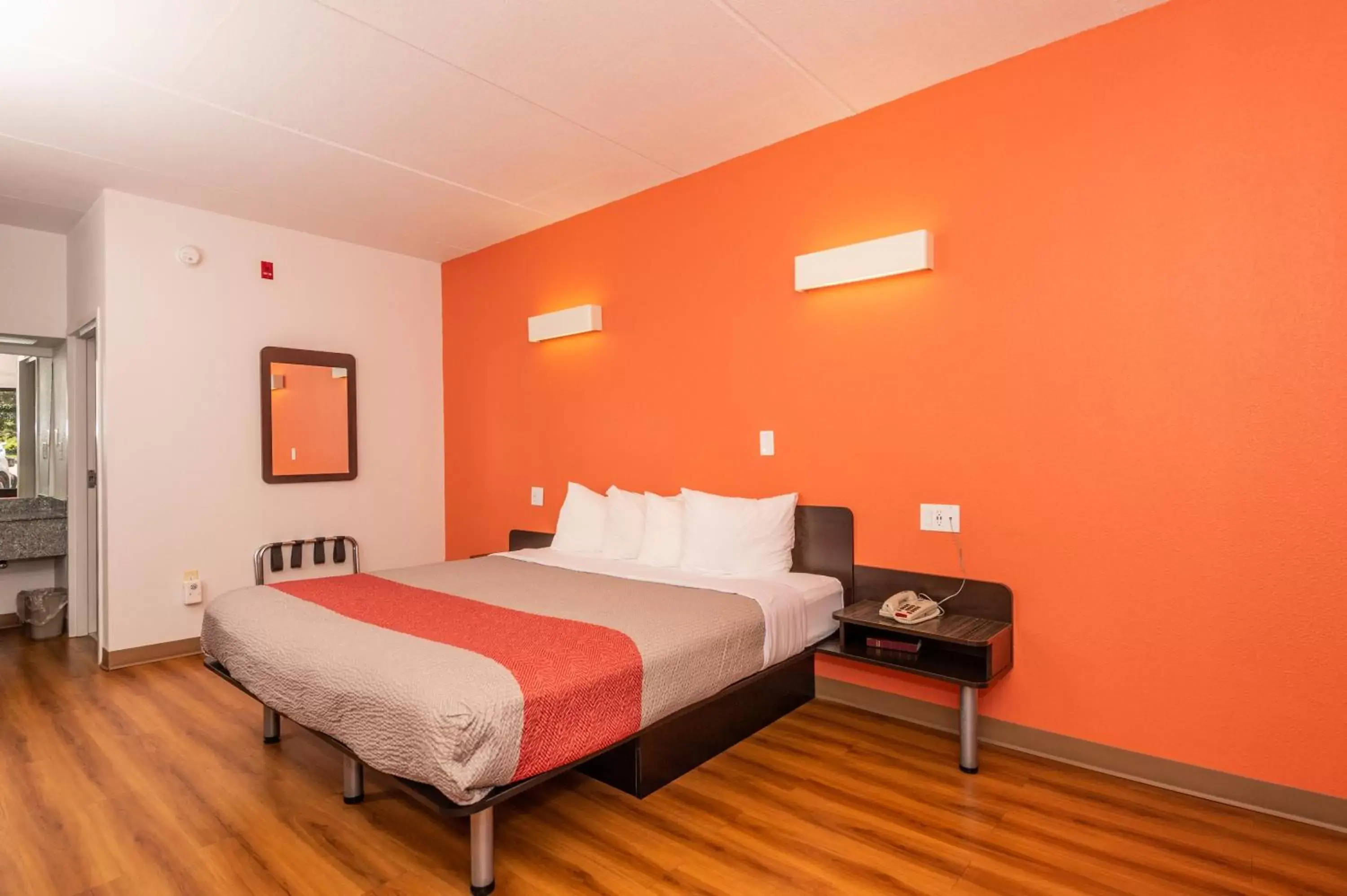 Bed in Motel 6-Kingsport, TN