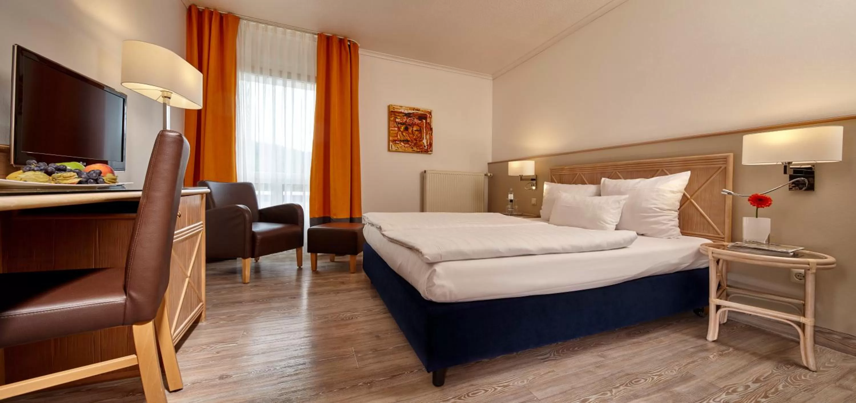 Bed in Parkhotel Weiskirchen