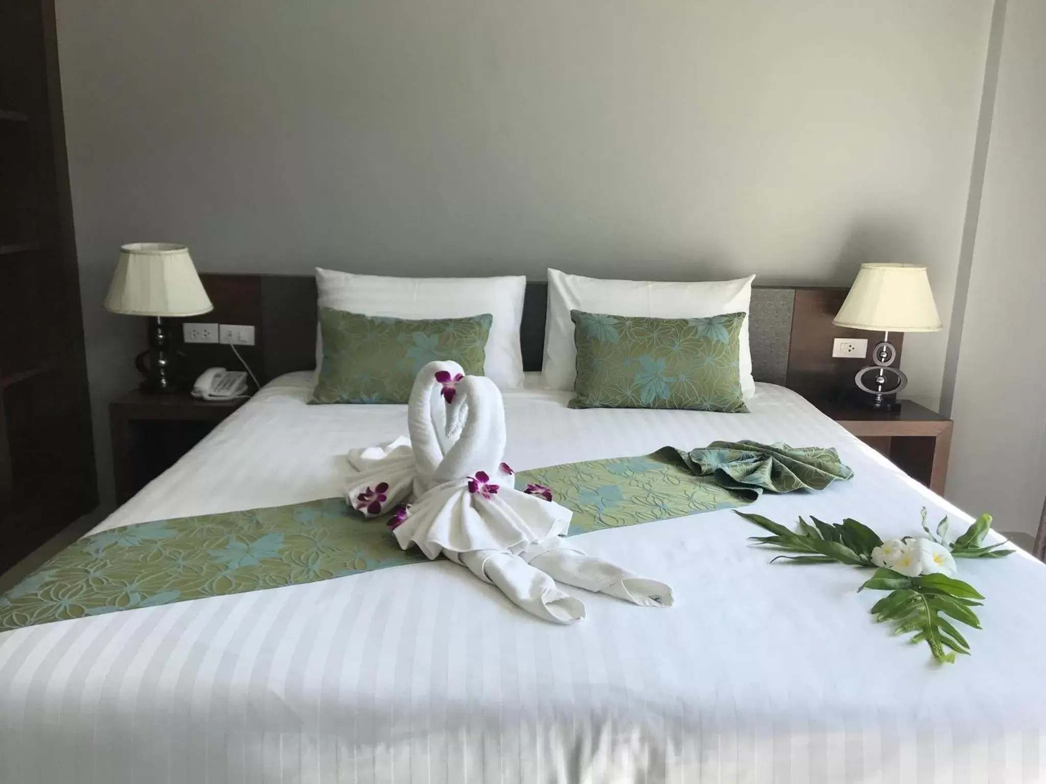 Bed in Aonang Sea Valley Resort Bed in Aonang Sea Valley Resort