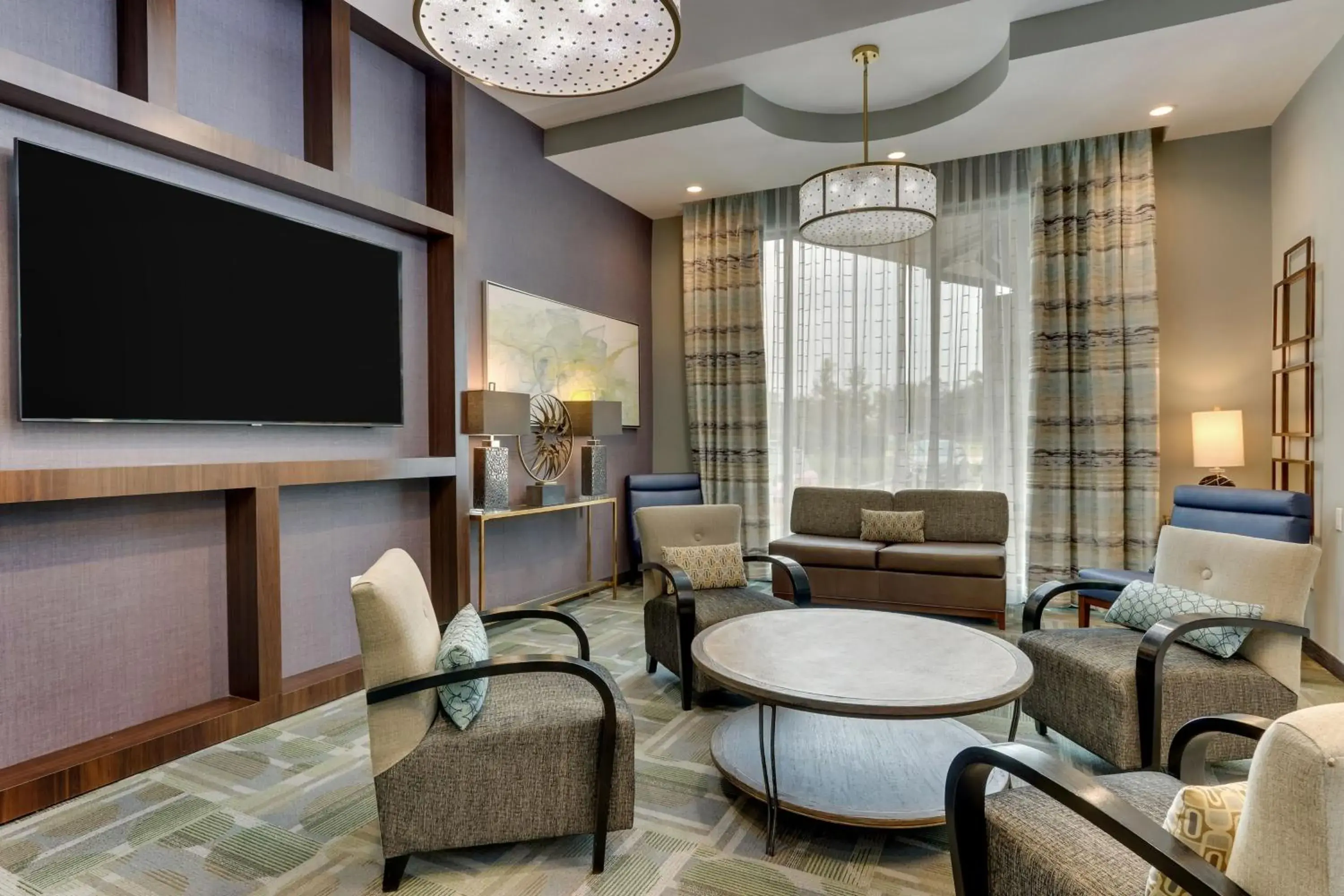 Lobby or reception, Lounge/Bar in TownePlace Suites by Marriott Houston I-10 East