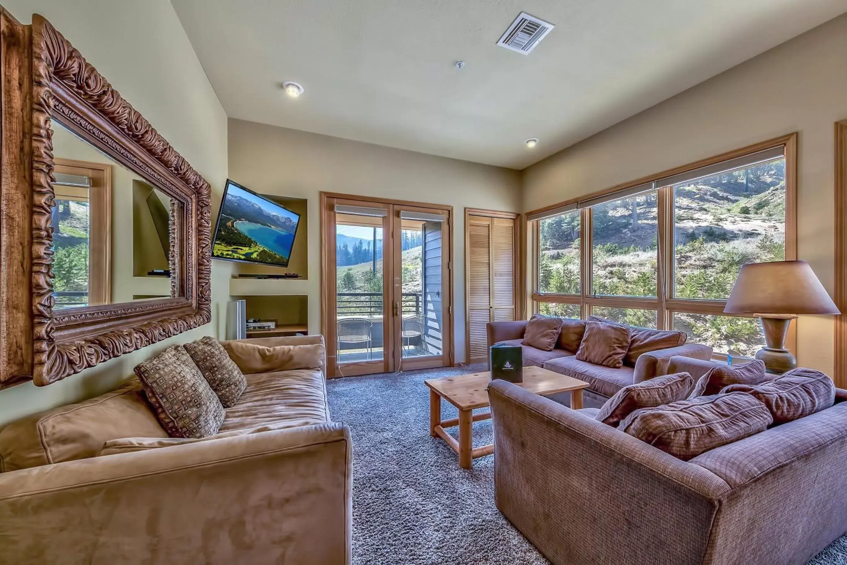 Living room, Seating Area in Kirkwood Mountain Resort Properties