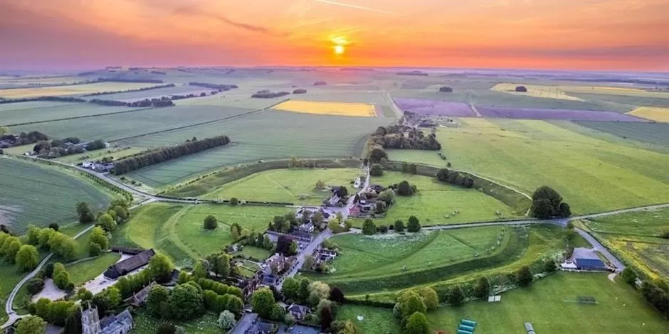 Bird's-eye View in B&B Dorwyn Manor