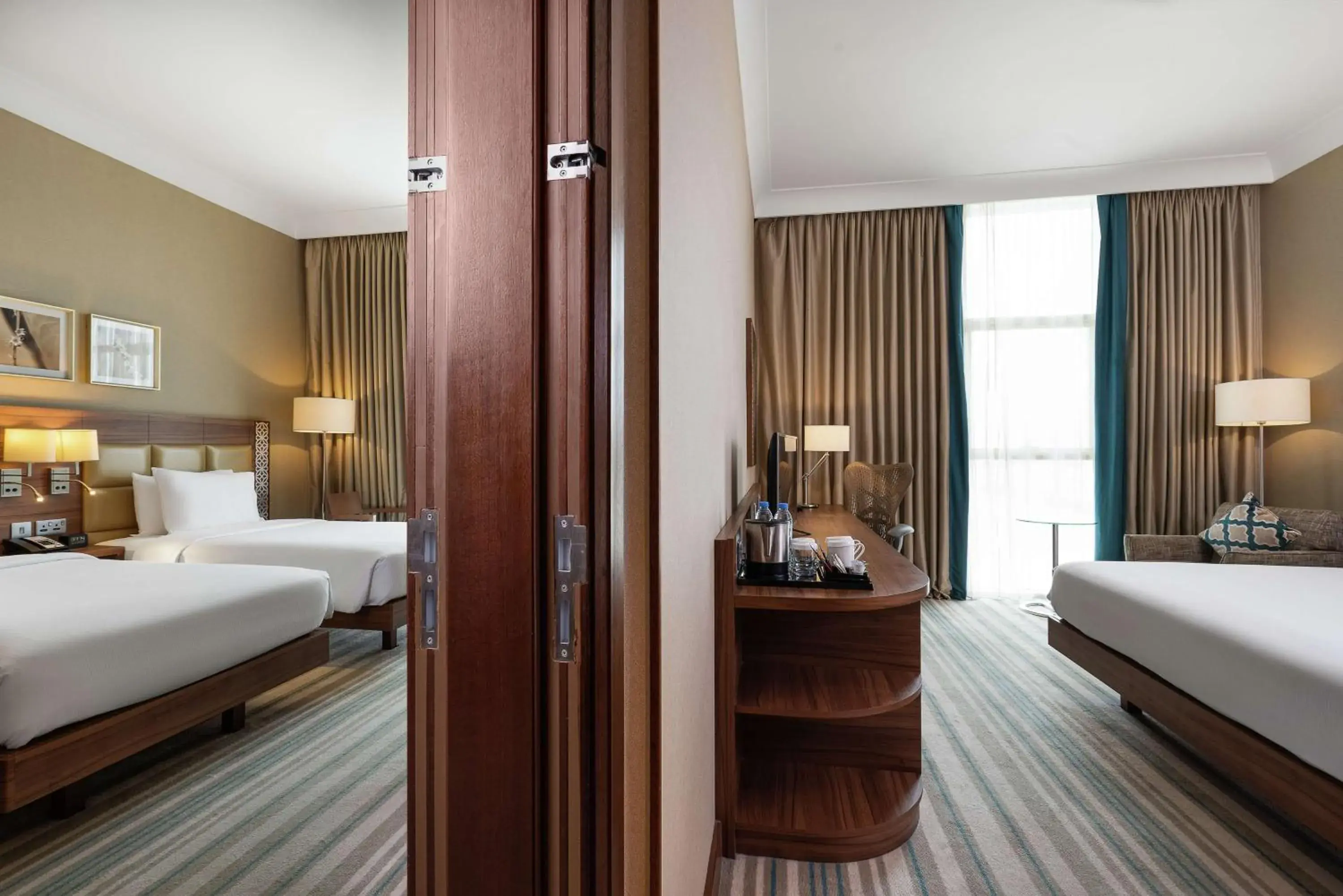 Photo of the whole room, Bed in Hilton Garden Inn Dubai Al Mina - Jumeirah