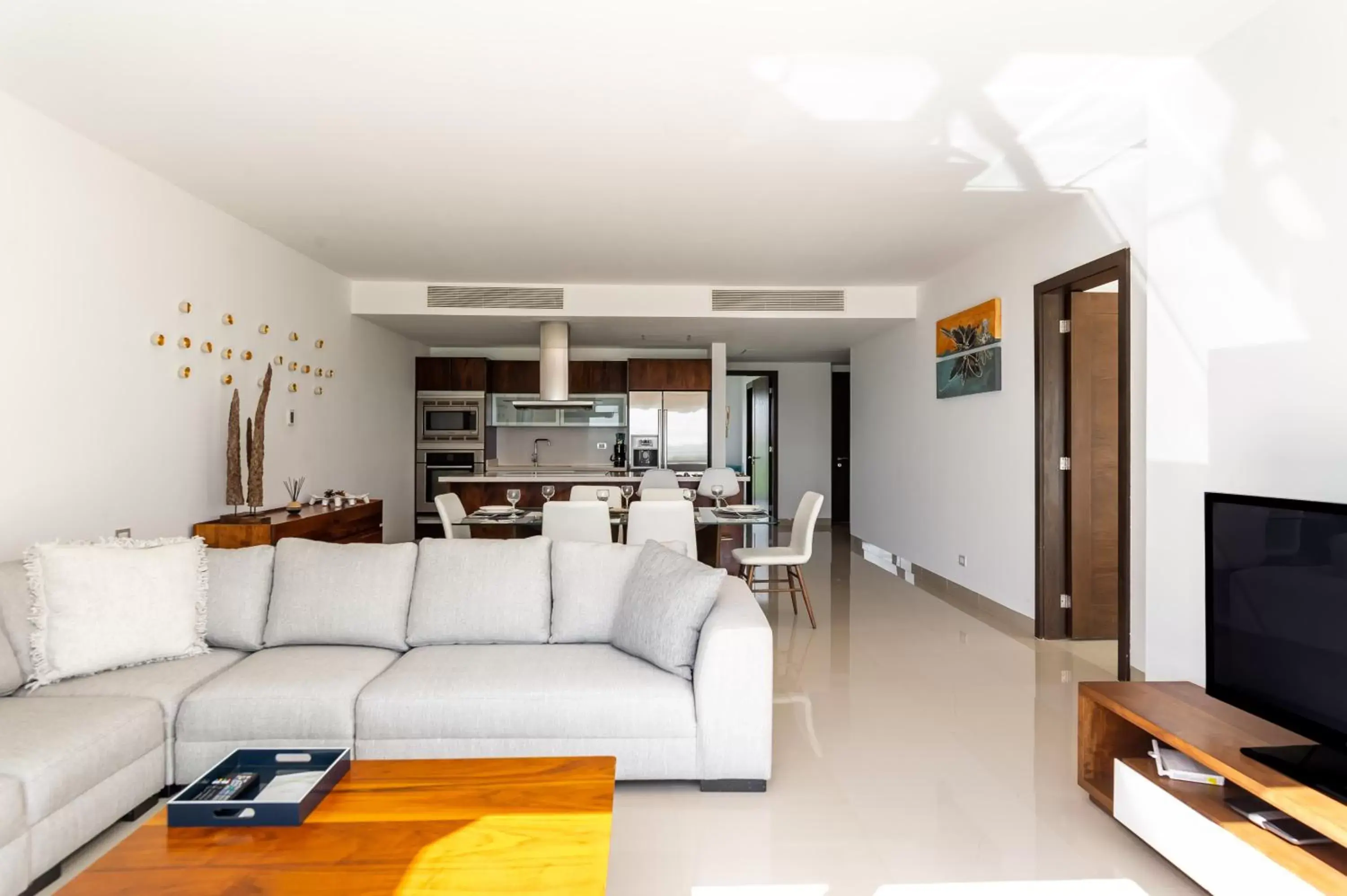 Seating Area in Mareazul Beach Front Condos At playa del Carmen