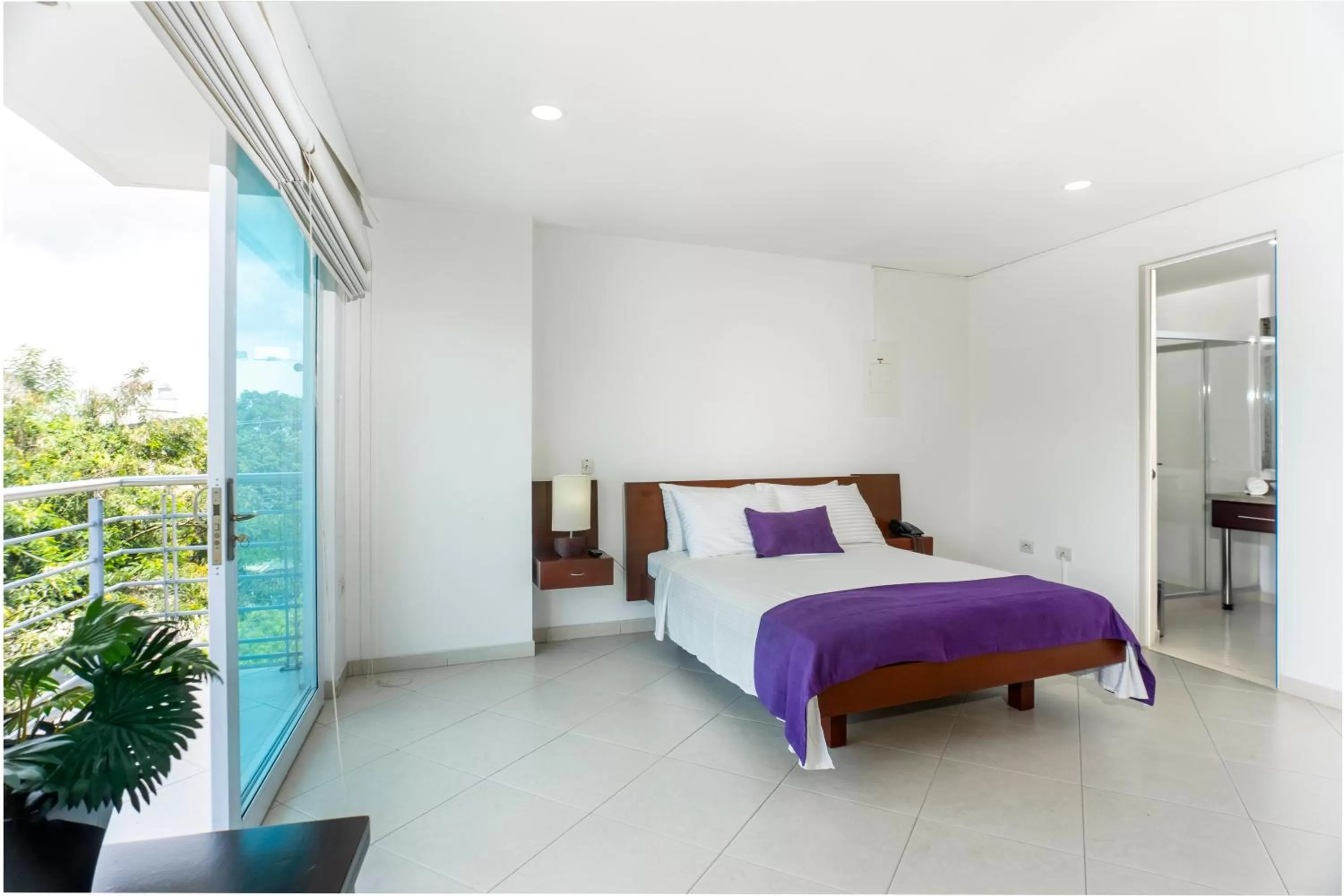 Bed in Hotel Sol de Piedemonte