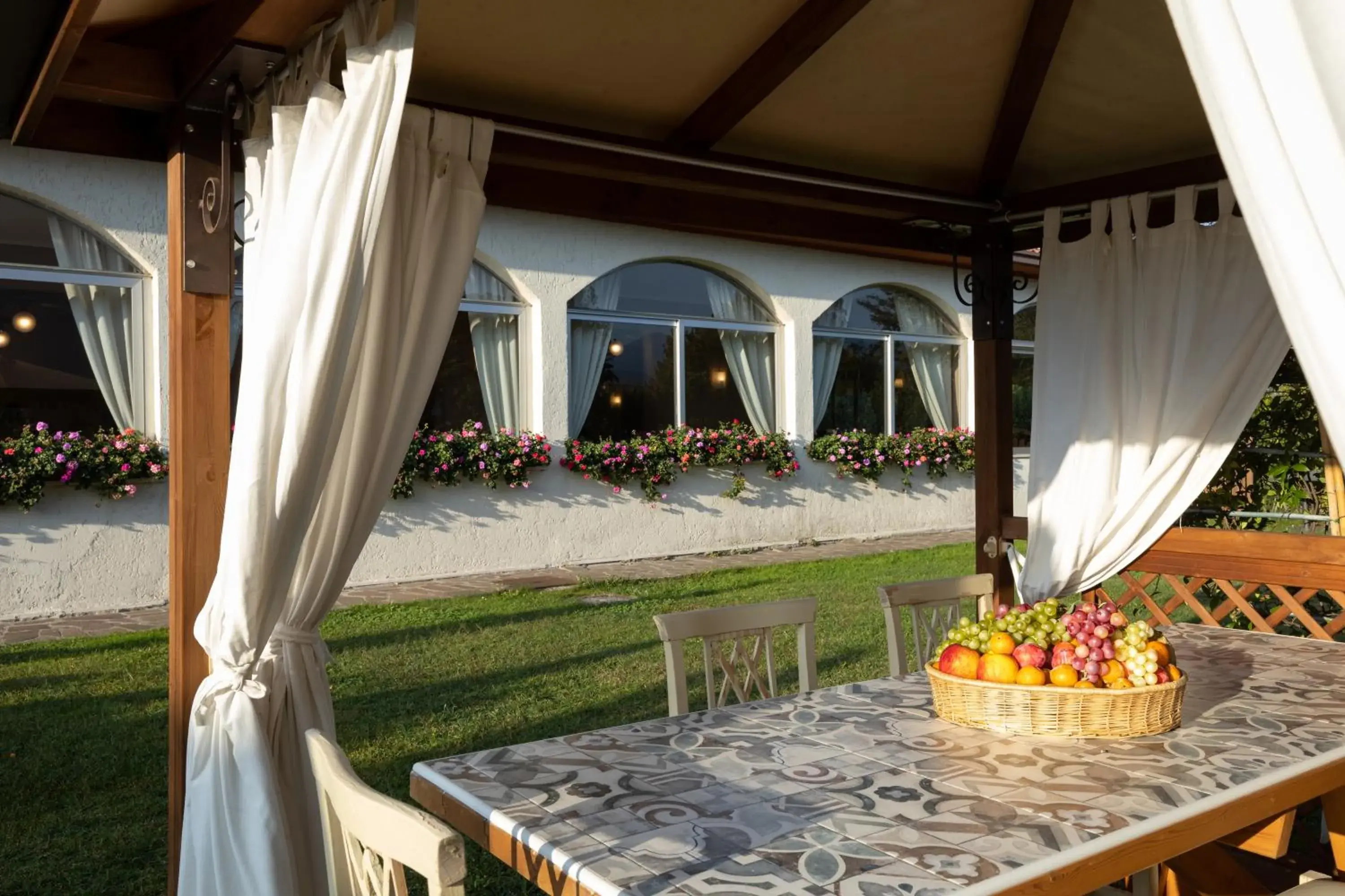 Patio in La Quiete Park Hotel