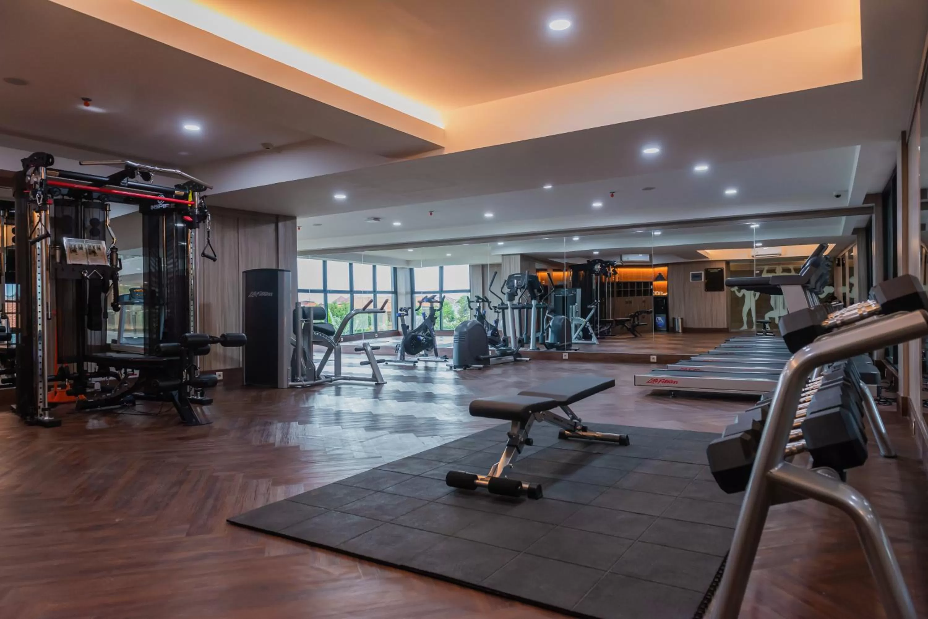 Fitness centre/facilities in Dream of Aventus Hotel Kuta