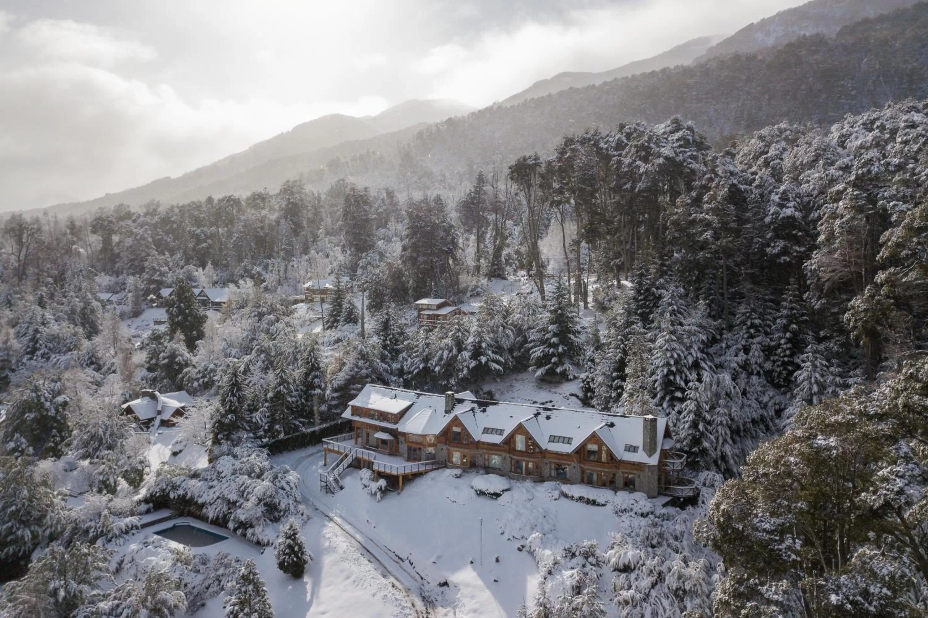 Bird's eye view, Winter in Amigos del Bosque