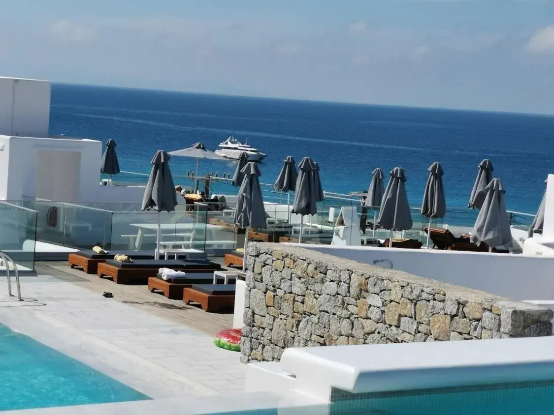 Swimming pool in The George Hotel Mykonos