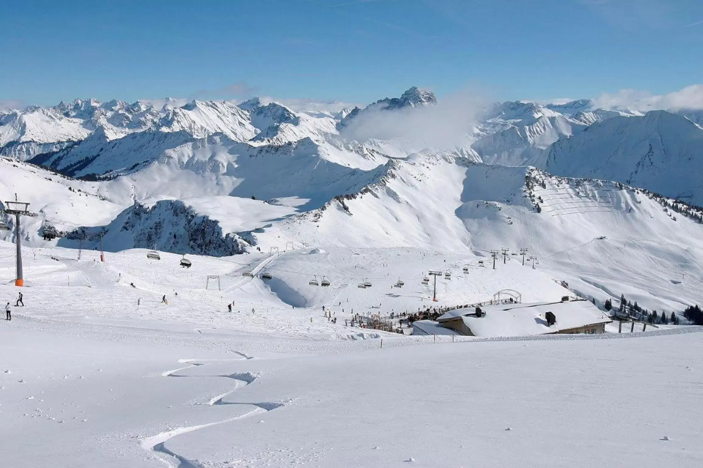 Skiing, Winter in Hotel Rössle