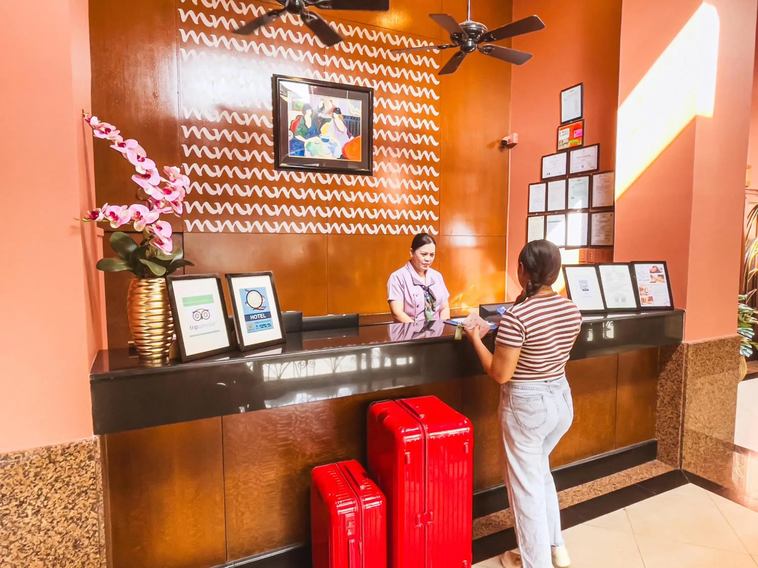 Lobby or reception, Lobby/Reception in Miramar Hotel