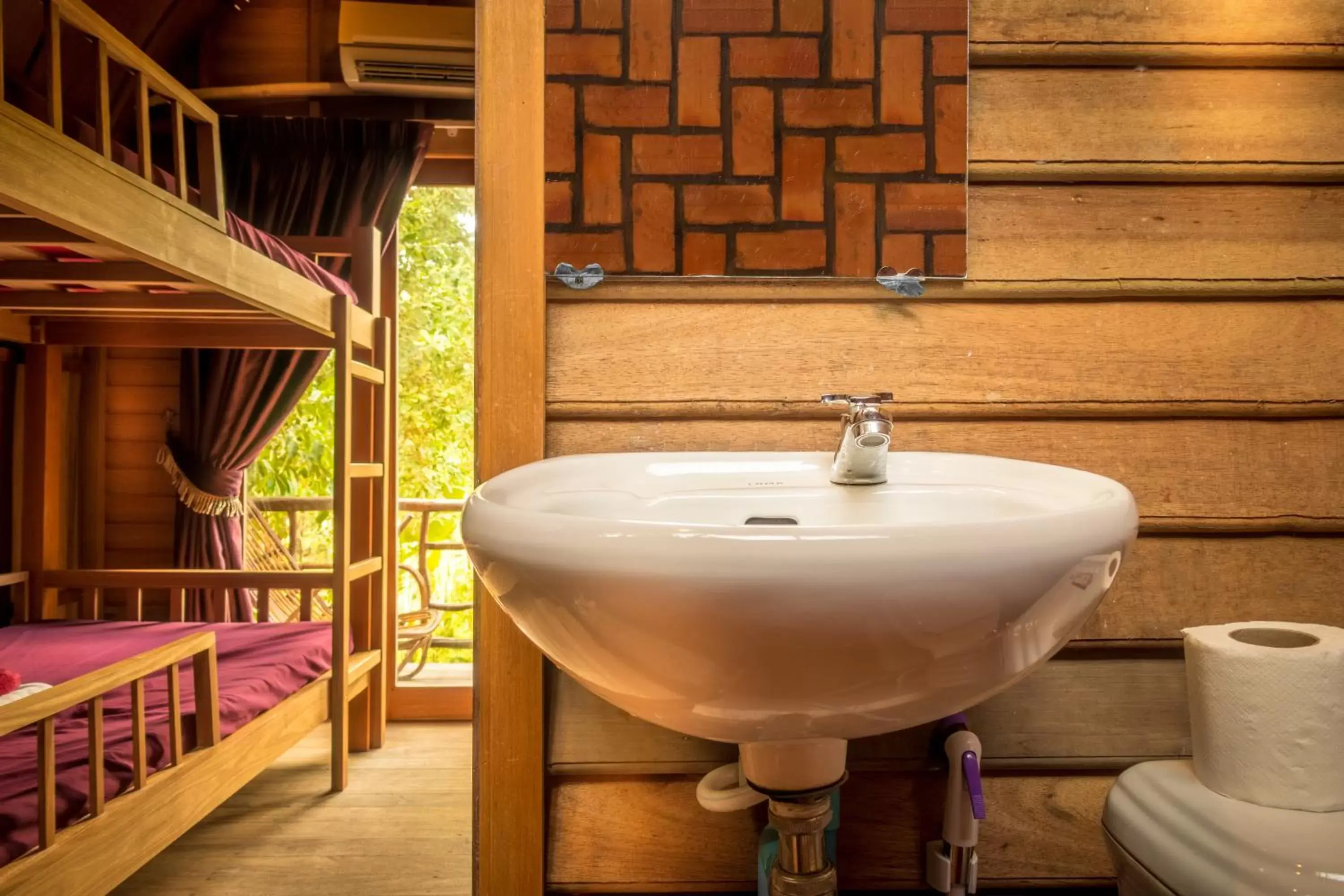 Bathroom in Bamboo Bungalow