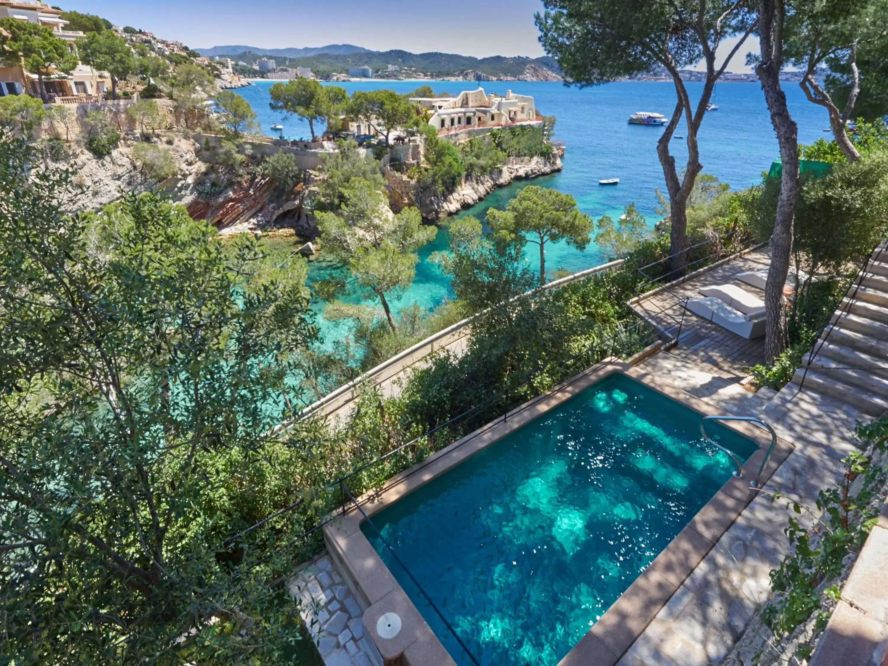 Day, Pool View in Hotel Petit Cala Fornells