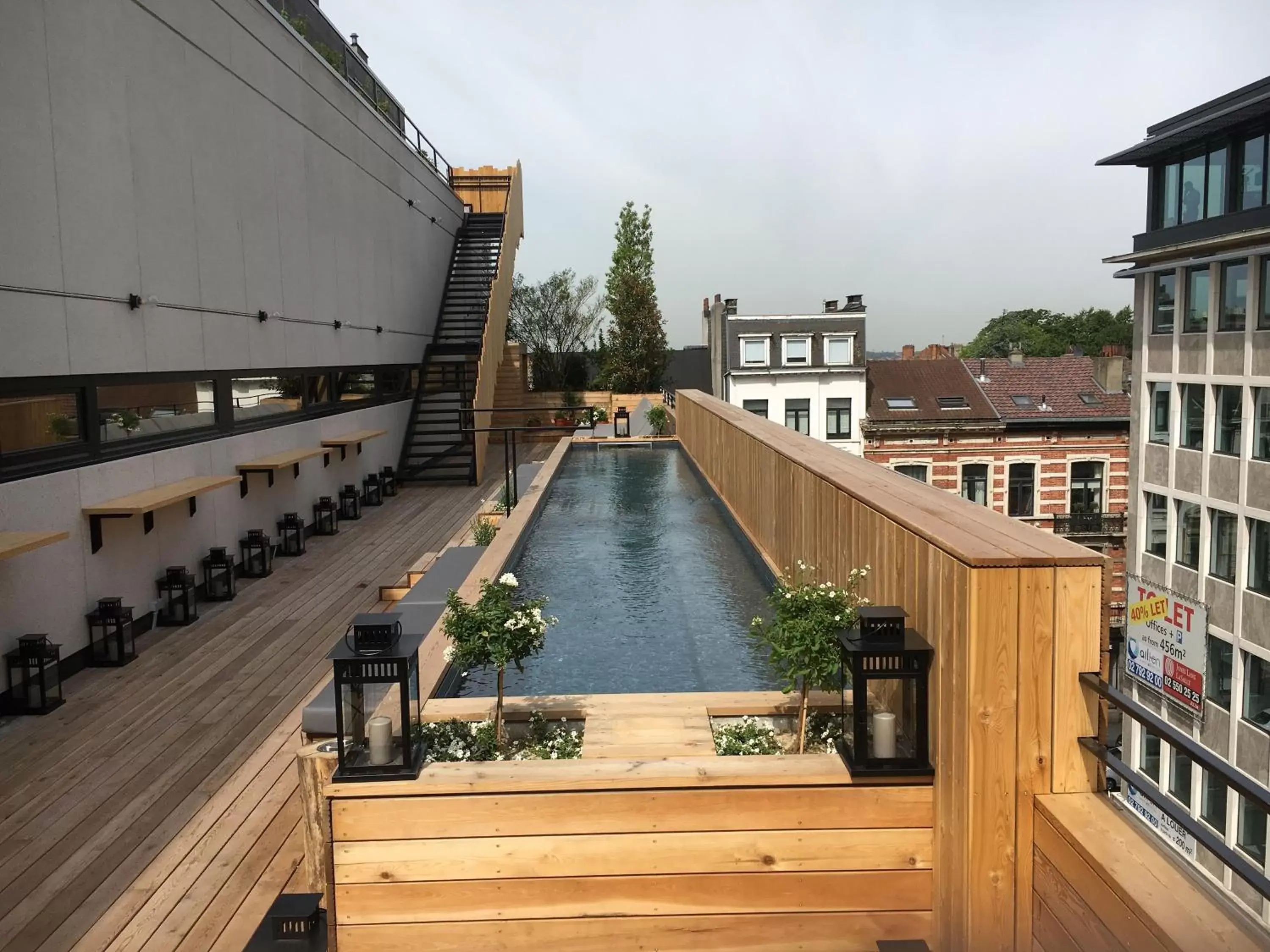 Property building, Pool View in JAM Brussels