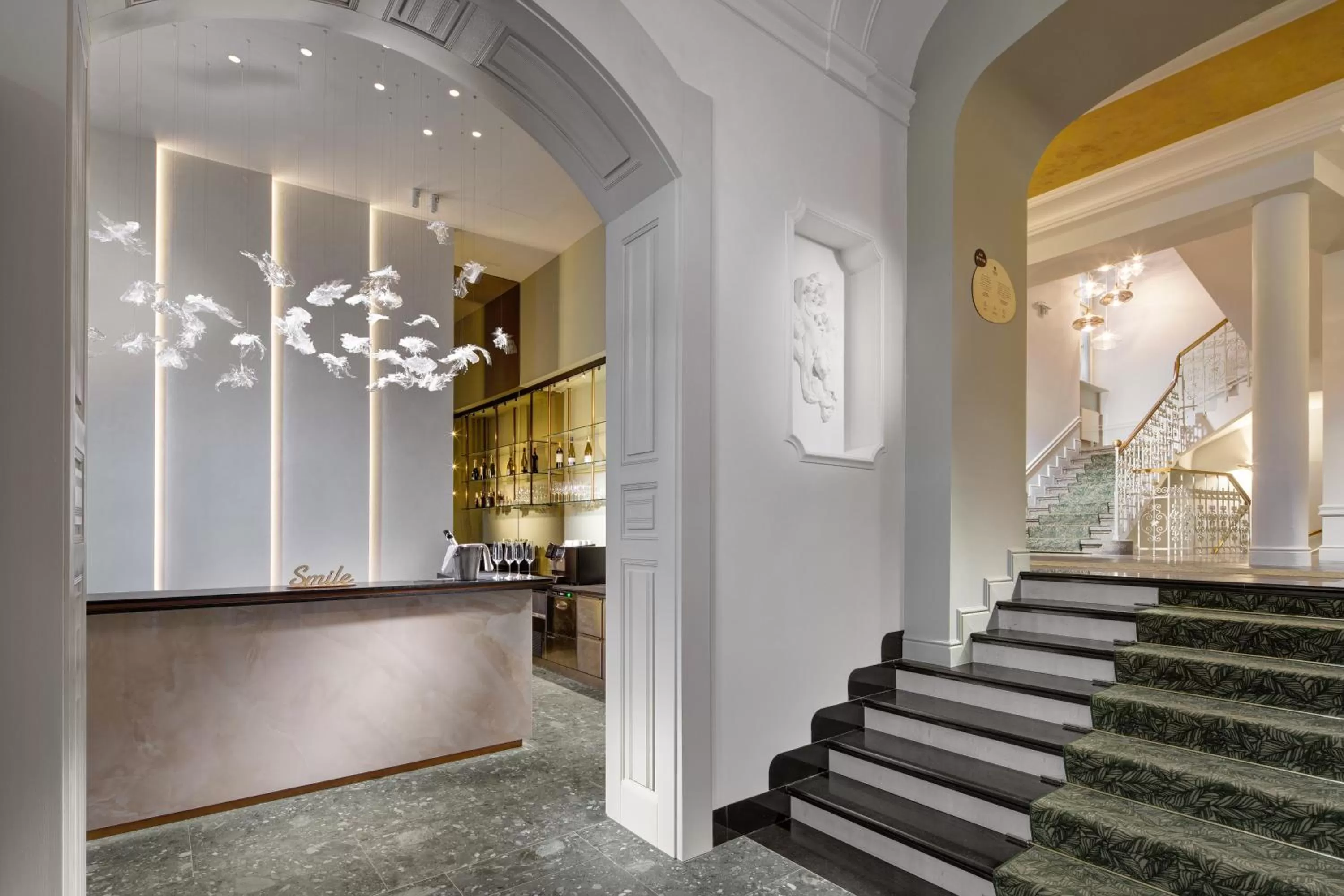Lobby or reception in Mamaison Hotel Riverside Prague