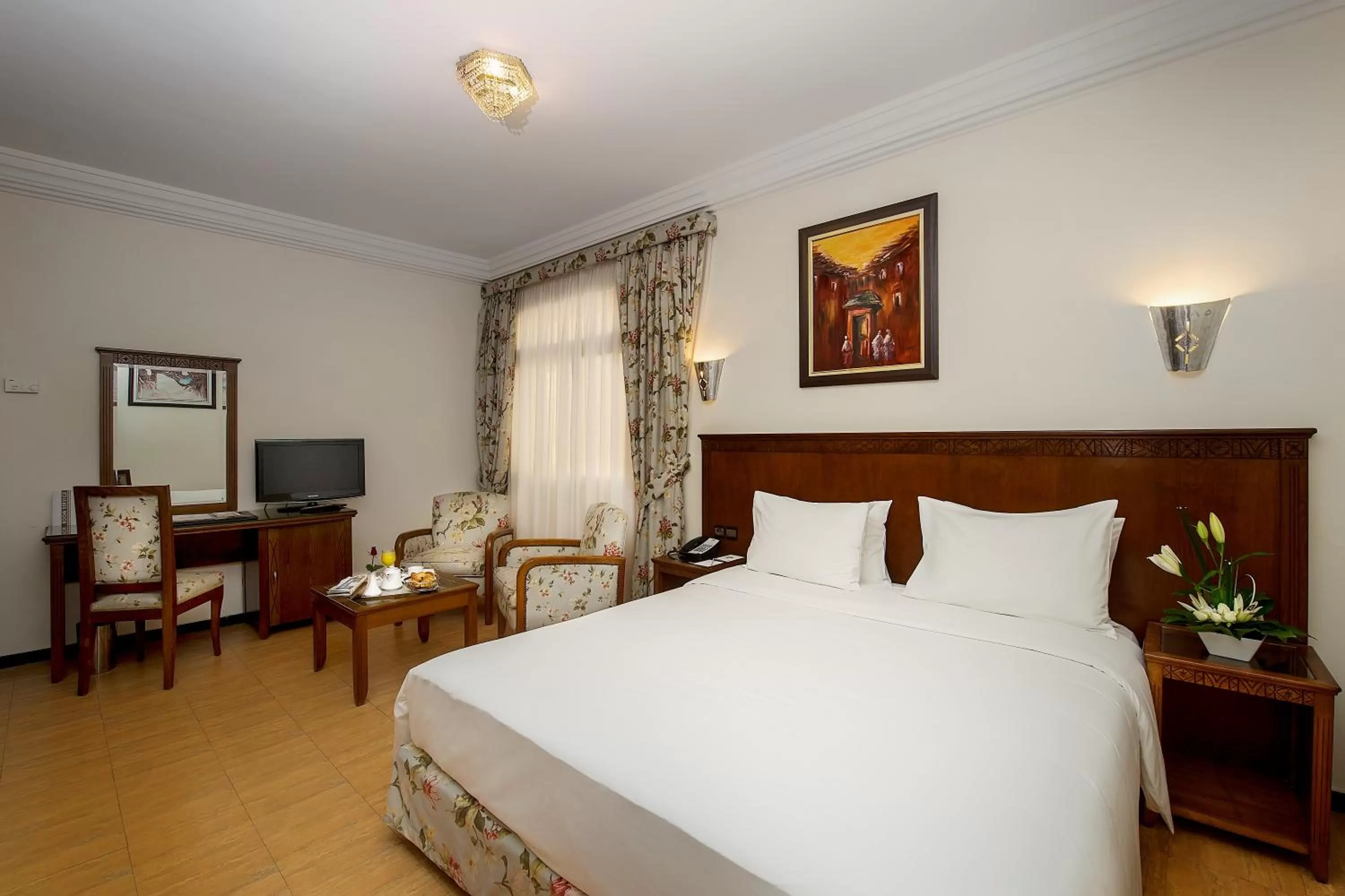 Photo of the whole room, Bed in Hôtel Club Val d'Anfa Casablanca Ocean view