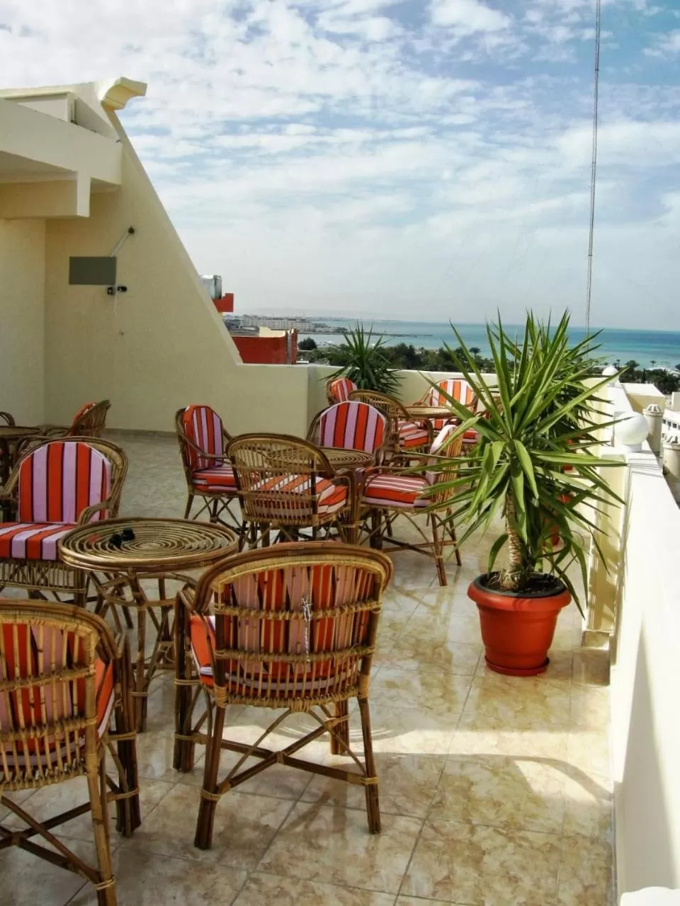 Patio in Luxor Hotel Hurghada